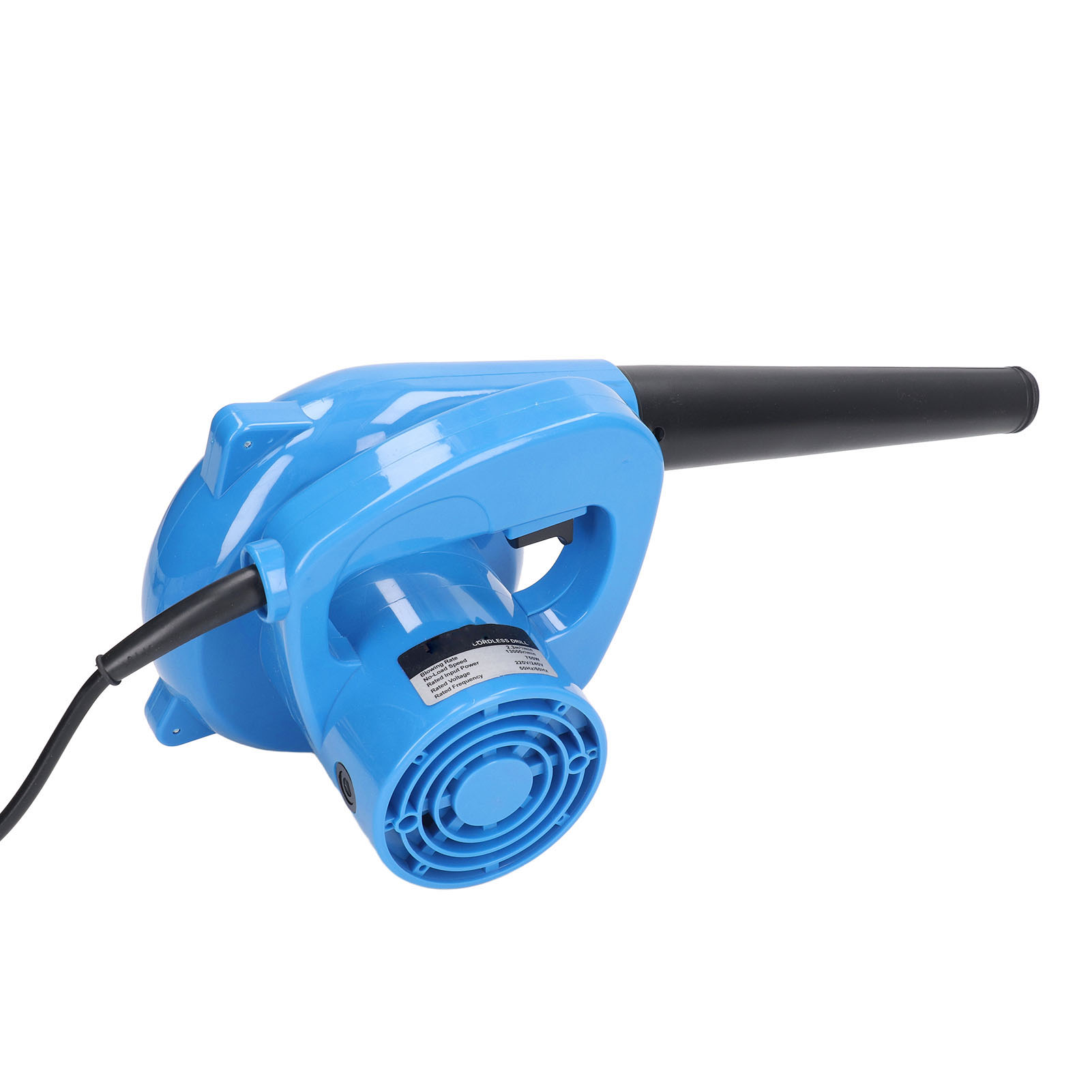 750-w-elektro-handgebläse 2-in-1: Staubbläser Und Laubsauger Für Auto, Rasen, Terrasse, Arbeitsplatz, Garten, Eu-stecker 220–240 V