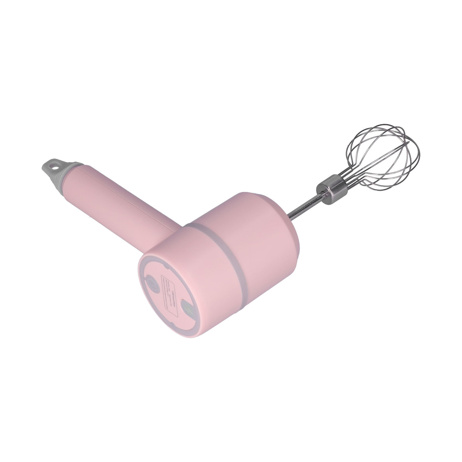 Elektrischer Handmixer, Langlebig, Mixfunktion, Leistungsstarker Motor, Abnehmbarer Rührstab, Elektrischer Mixer, Pink, Kabellos, 2 Rührstäbe