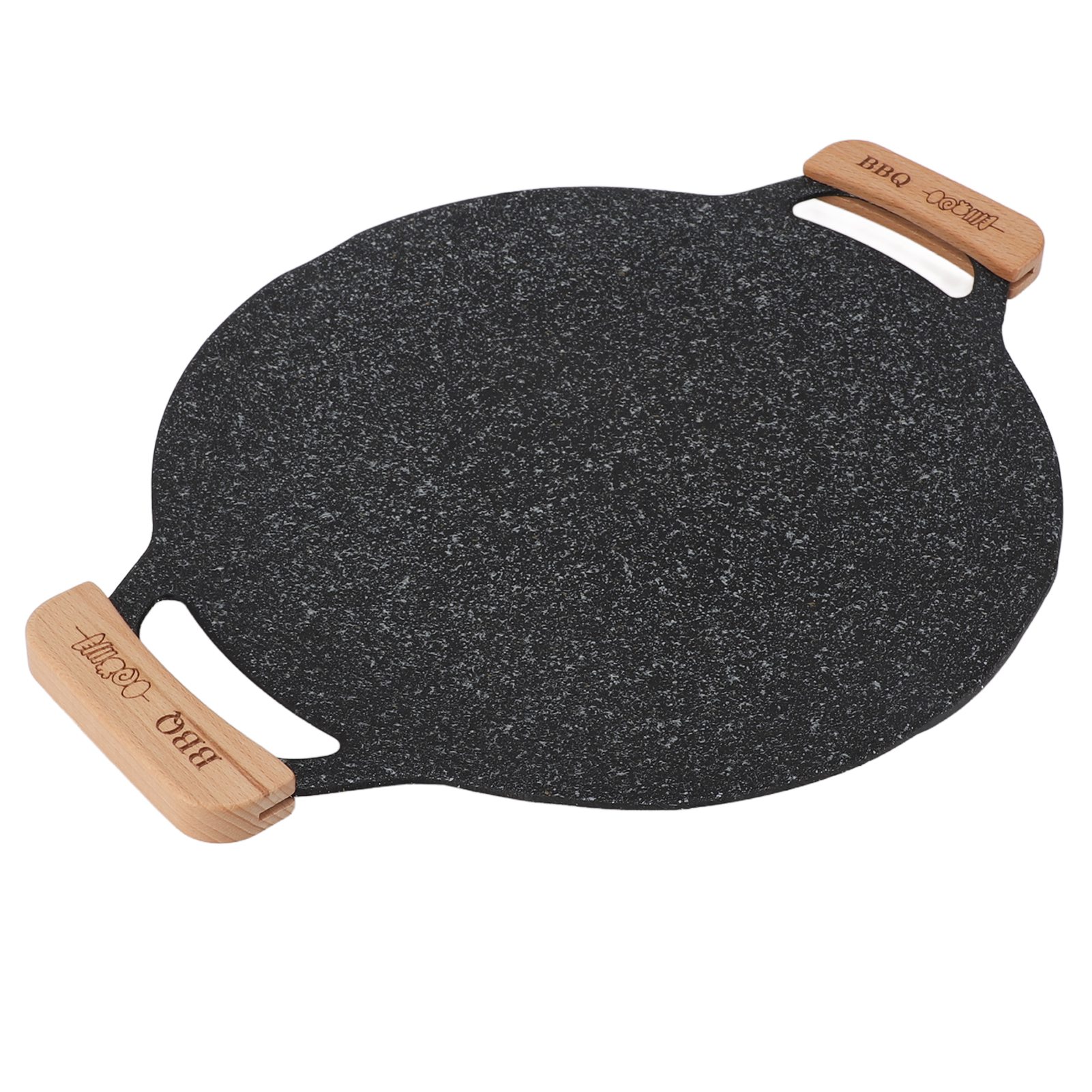 Runde Grillpfanne, Multifunktionale Runde Bratpfanne Aus Metall Mit Antihaftbeschichtung Für Outdoor-camping