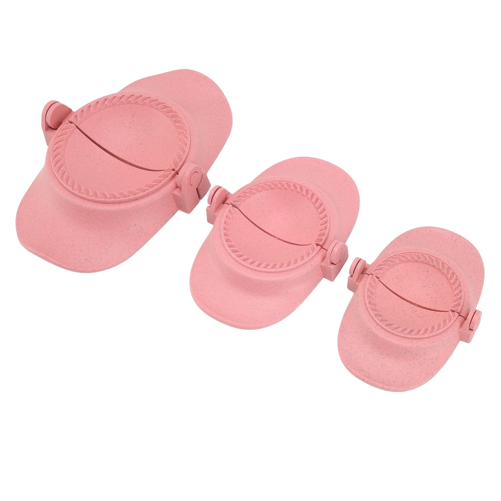 3 Stück Teigtaschenformen, Weizenstroh-empanadas, Verschiedene Größen, Zum Kochen, Rosa