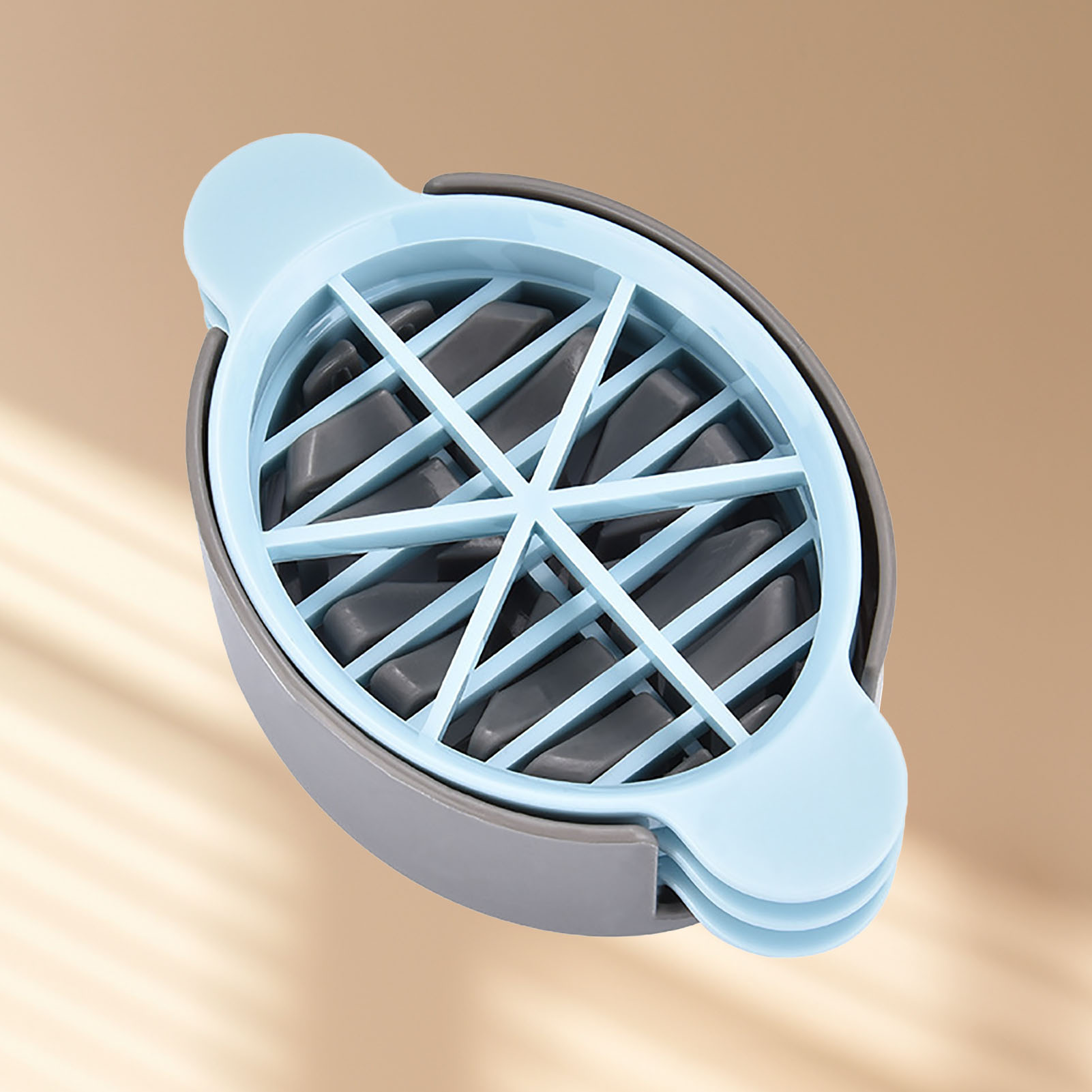 3-in-1-eierschneider Für Gekochte Eier, Langlebig, Multifunktional, Leicht Zu Reinigen, Ergonomisch, Erdbeer-eierschneider