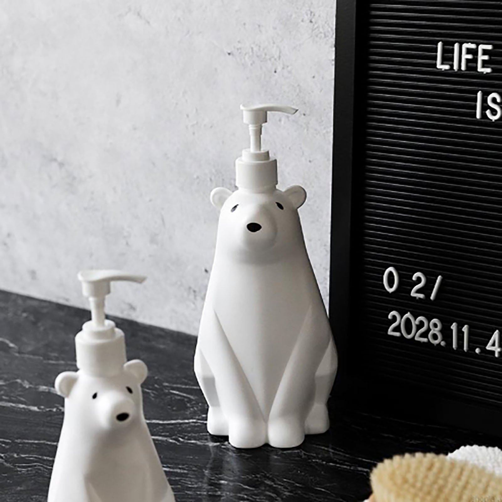 Niedlicher Seifenspender In Teddybärform, Großes Fassungsvermögen, Für Bad Und Küche, Größe L (11 X 26 Cm/4,3 X 10,2 Zoll) (900 Ml)