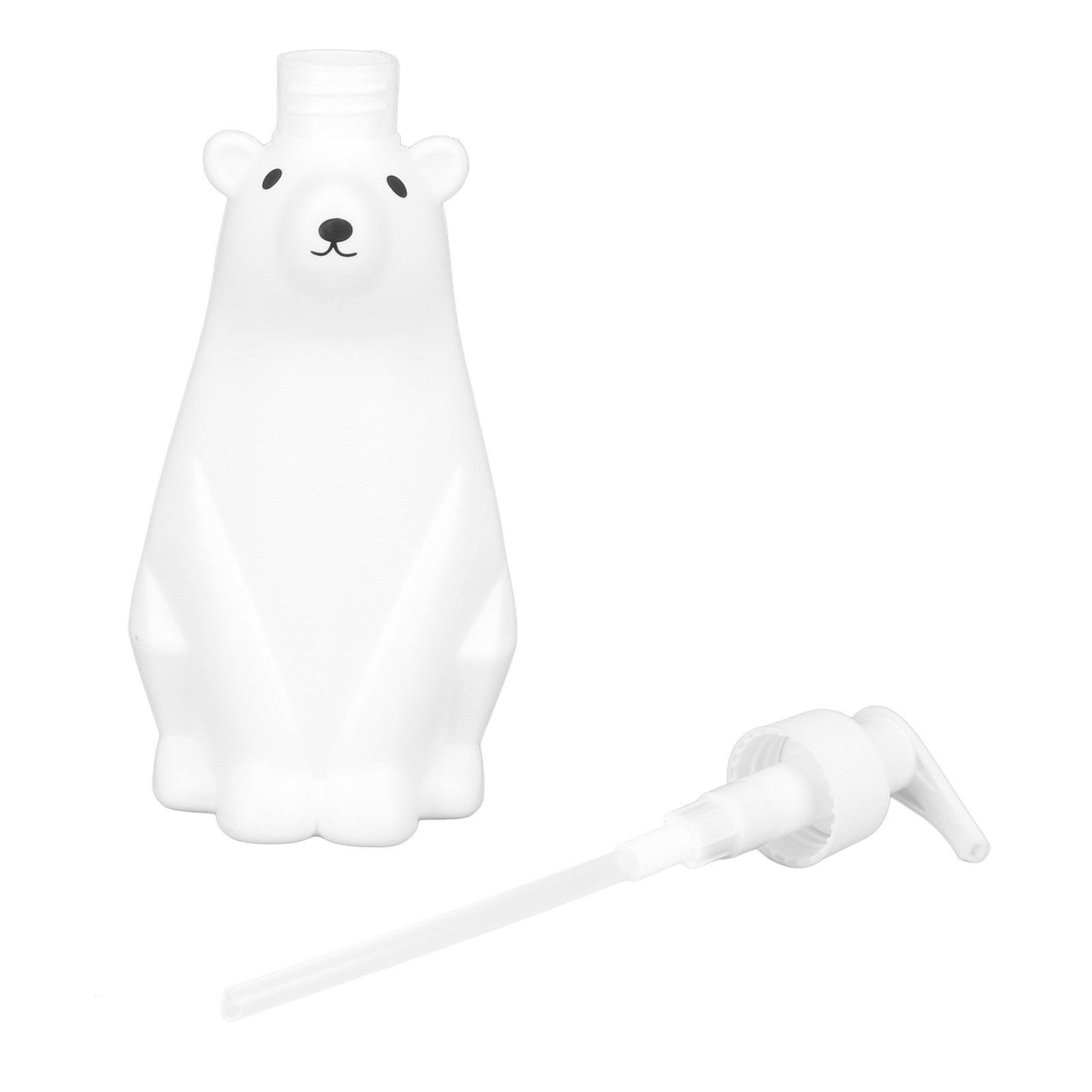 Shampoo-spender In Bärenform, Pumpspender, Robustes Pp/pe, Vielseitig Einsetzbar Als Duschflasche Für Badezimmer Und Toilette, Größe M (11,6 X 3,0 Zoll)