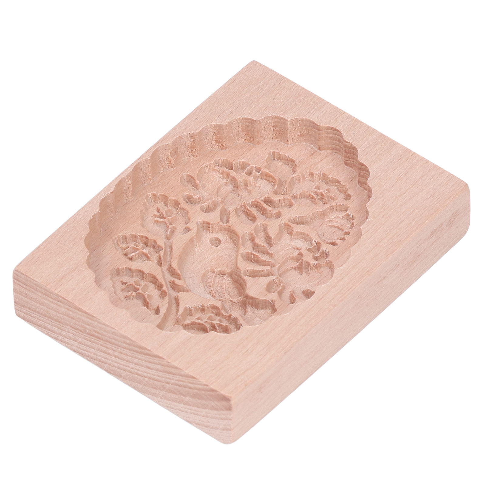 Tierförmiger Ausstecher, Niedlich, Lebendig, Aus Holz, Zum Drücken, Leicht Aus Der Form Zu Lösen, Ausstecher In Form Einer Meisenform