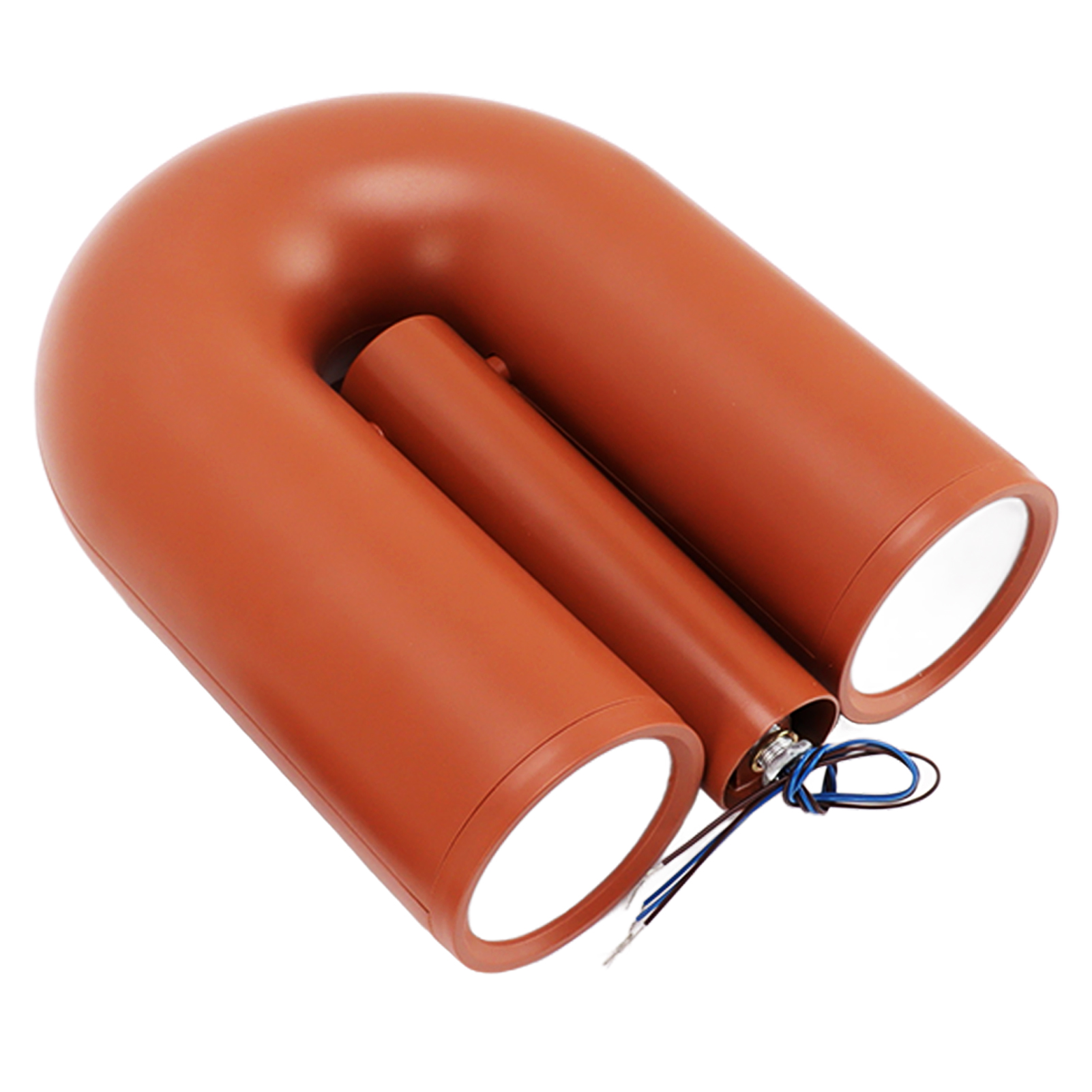 U-förmige Wandleuchte Aus Eisen Und Abs Im Nordisch-modernen, Warmen Design, Dekorative Wandleuchte In U-form, Ideal Für Hotelflure, 85–265 V, Orange