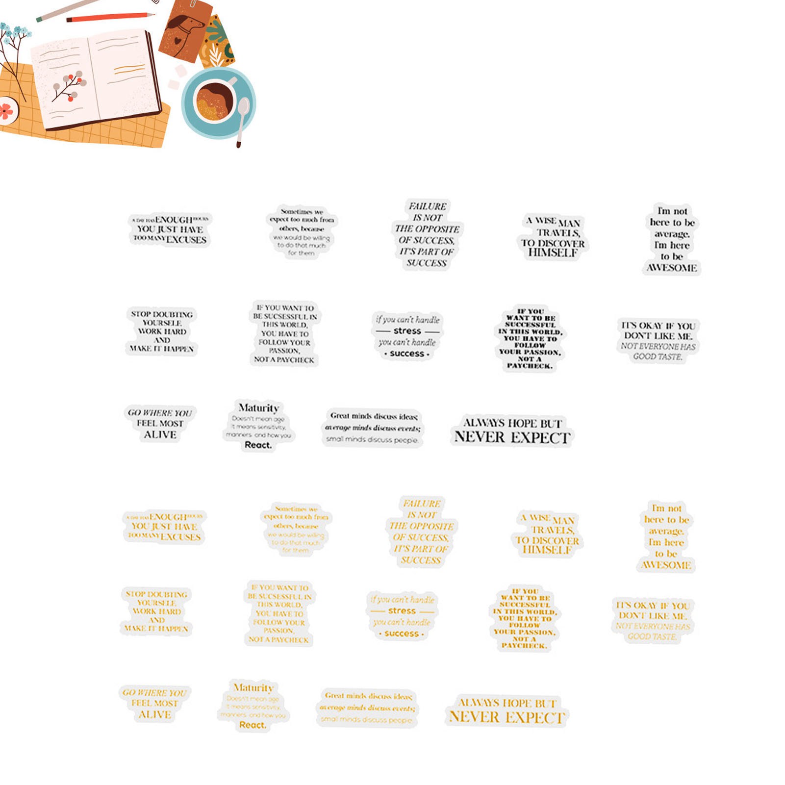 30 Sticker Aus Der Serie „schöner Tag“ Mit Haustiermotiven Zum Scrapbooking Und Für Lebenserwartungen