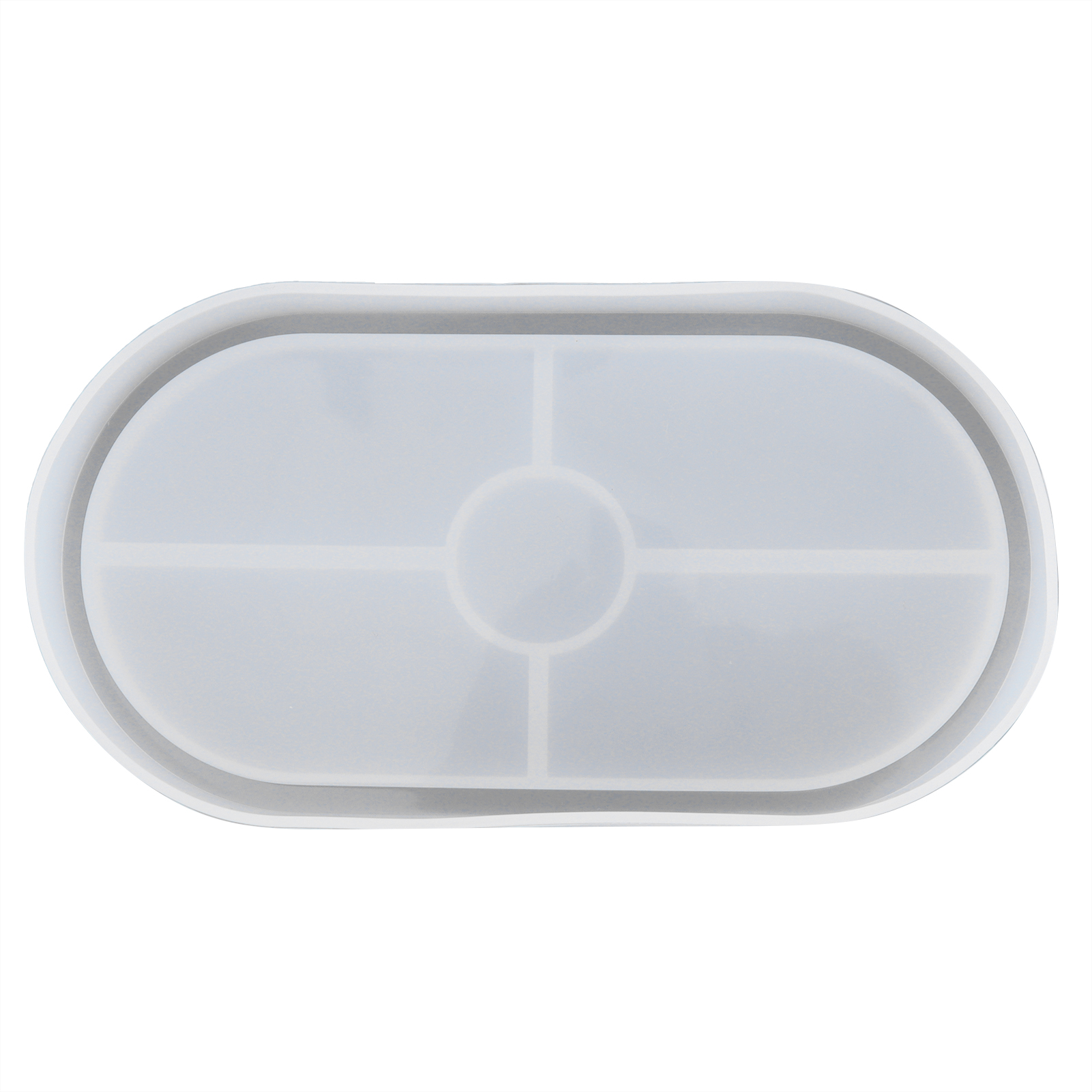 Diy-ovale Kristall-silikonform, Epoxidharz, Teeuntersetzer Für Küche Und Bäckerei