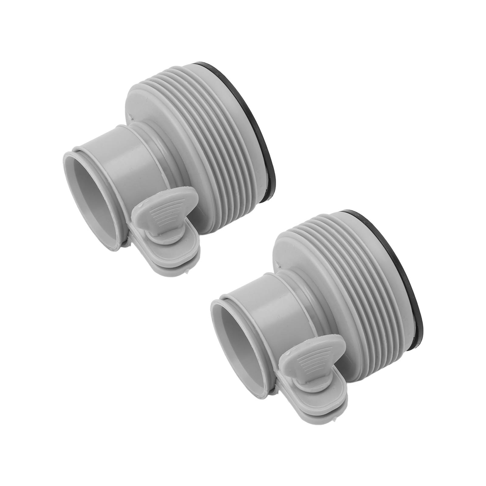 2 Stück Poolschlauchadapter 1,25 Zoll Auf 1,5 Zoll Typ B, Ersatzschlauchadapter Für Pumpen 25009, Salzwasserpoolsystem