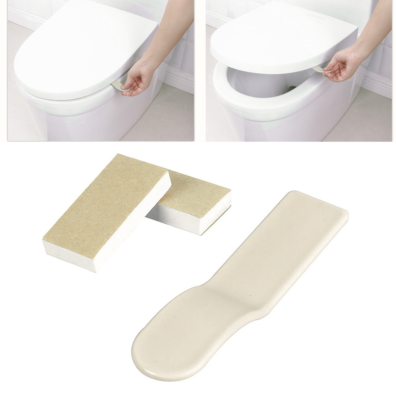 Toilettensitzheber, Schön, Schmutzabweisend, Für Den Heimgebrauch, Khakifarben