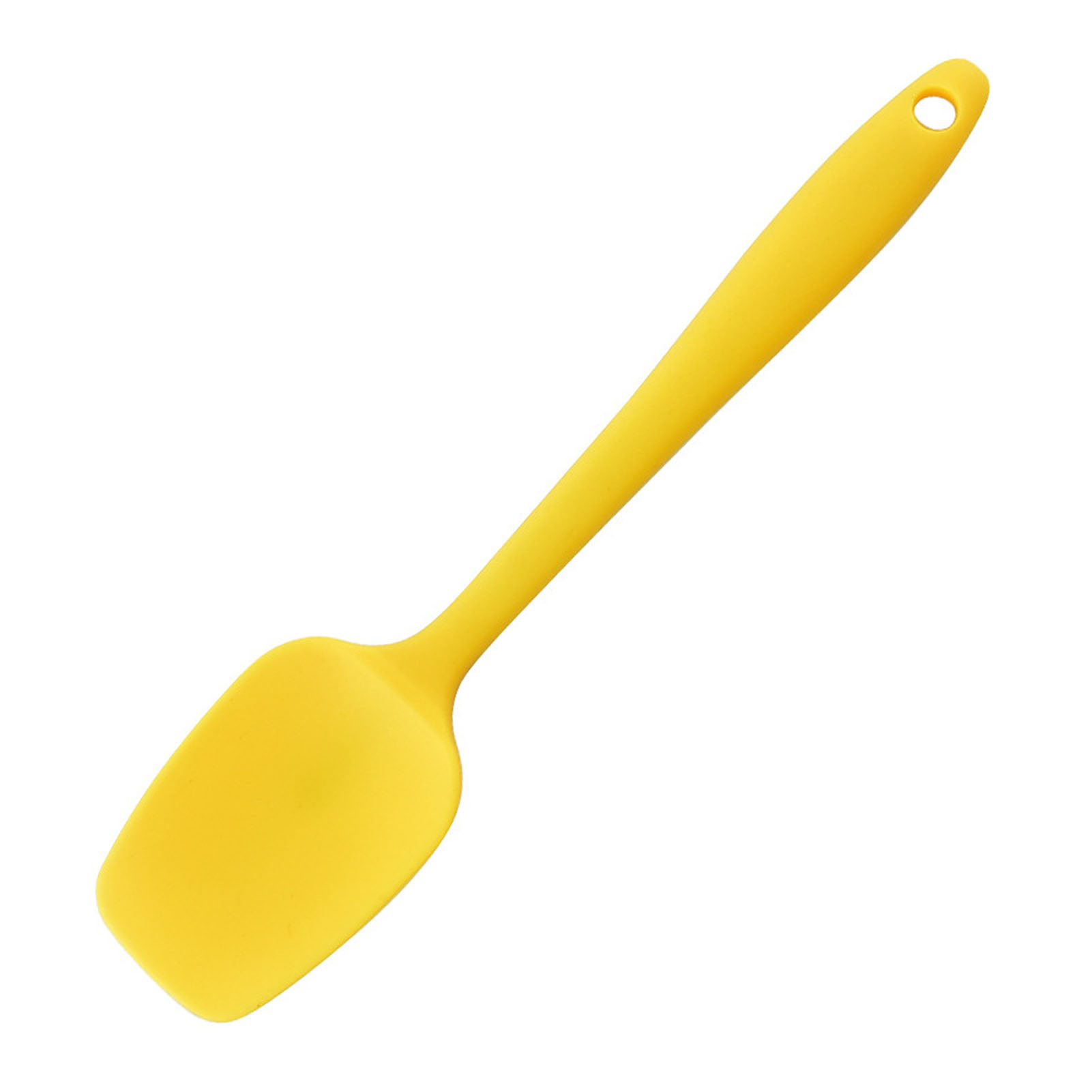 Schaber, Silikon, Hitzebeständig, T-förmig, Komfortabler Griff, Universelles Küchenutensil, Gelb