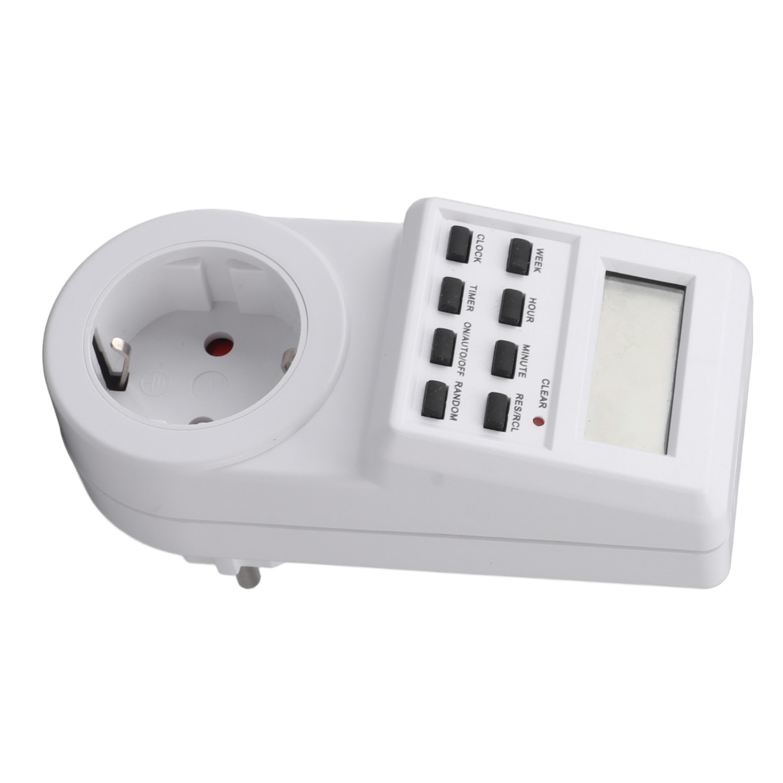 Mini-steckdose Mit Digitalem Countdown-timer, Steckdose Mit Timer Und Abschaltschutz, Eu-stecker 230 V 16 A, 3680 Wµ