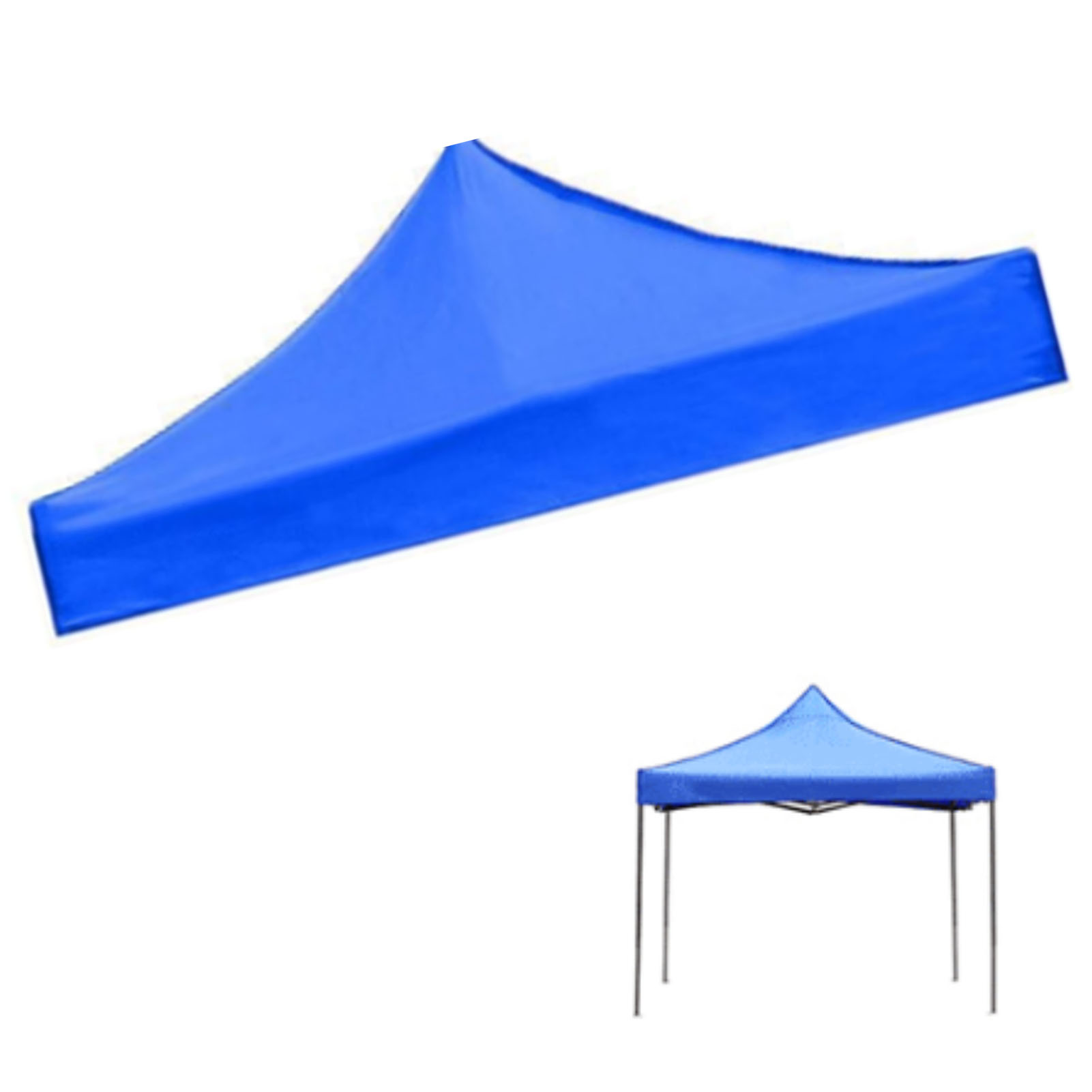 Oxford-sonnenschutz 3 X 3 M, Blau, Quadratisch, Faltbar, Uv- Und Regenbeständig