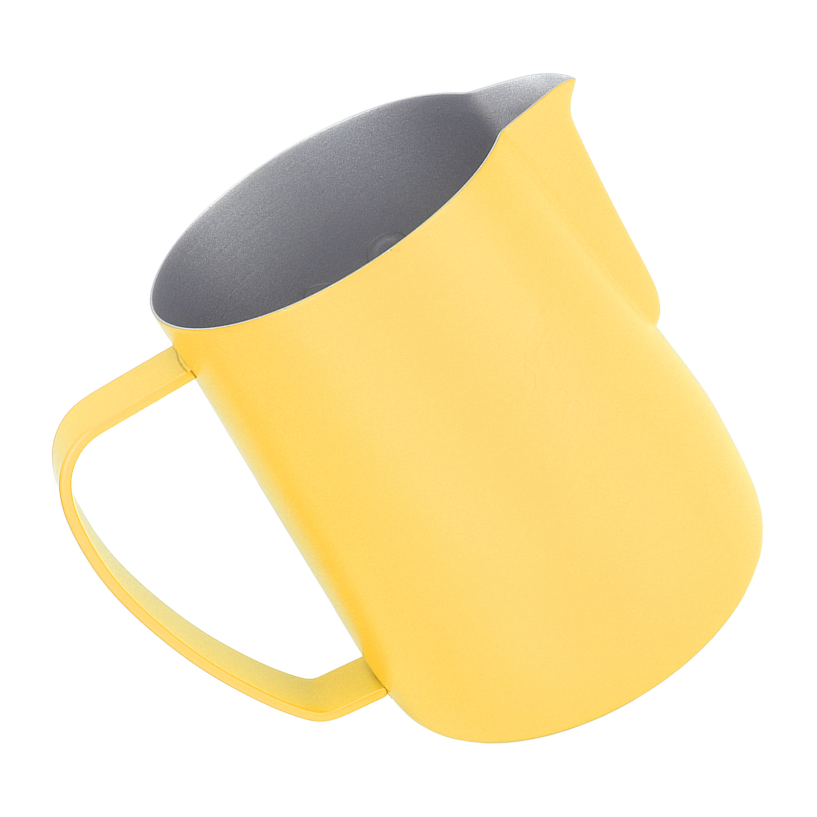 600-ml-milchaufschäumkännchen, Kaffeekännchen, Milchaufschäumkännchen Aus Edelstahl, Kaffeeaufschäumkännchen, Milchkännchen, Becher, Hellgelb