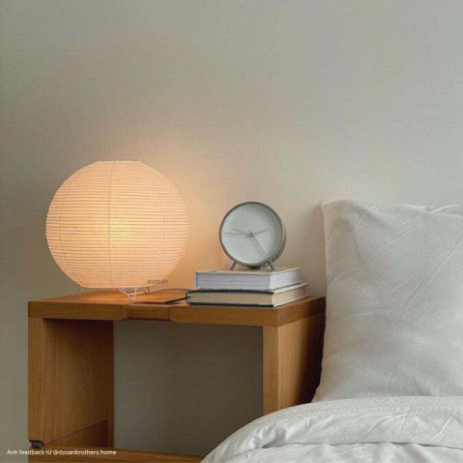 Runder Lampenschirm Für Nachttischlampe, Weich, Formstabil, Aus Papier