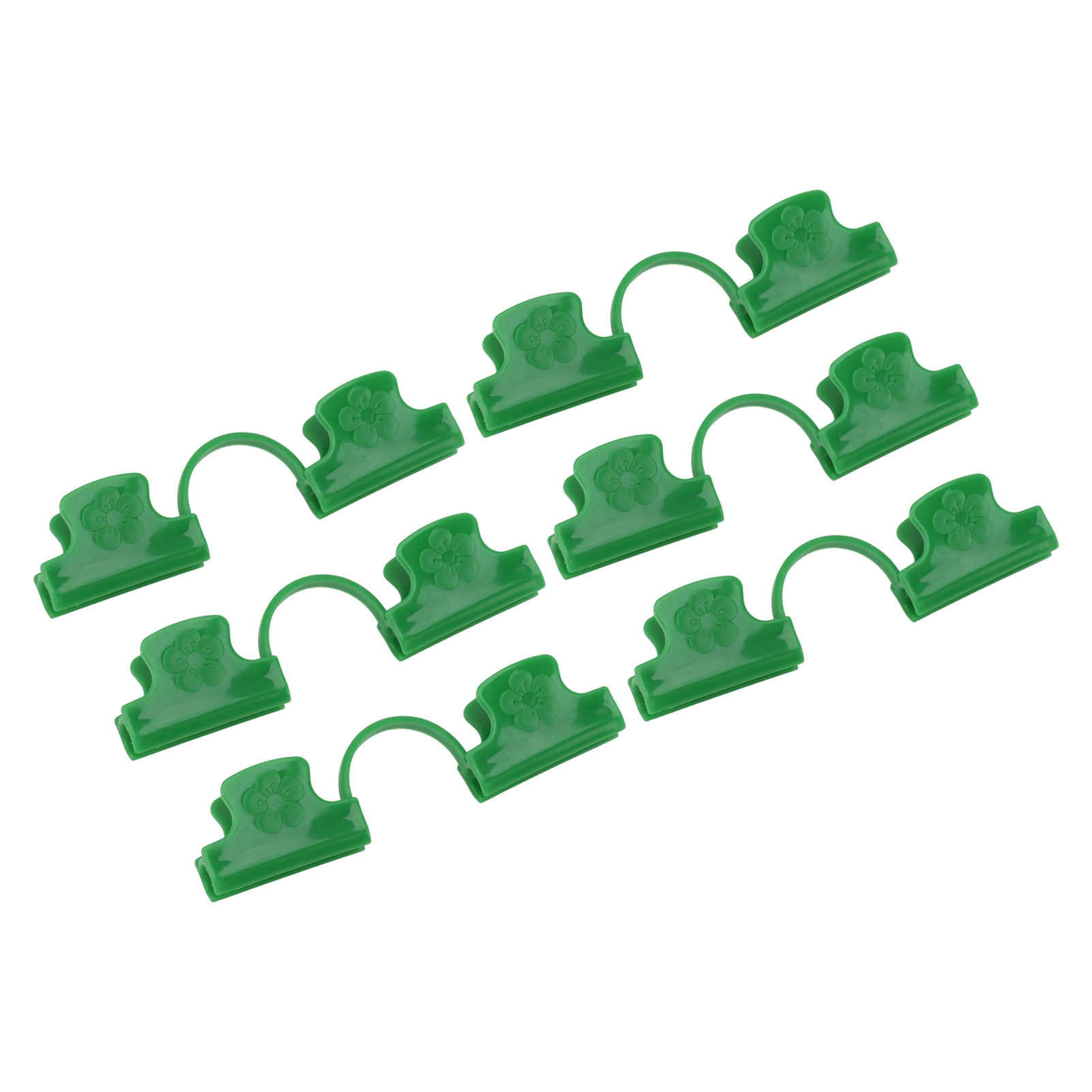 50 Stück Gewächshausklemmen Aus Pe-kunststoff, 2-kopf-pflanzfolienklemmen, Erdfolienclips Für Den Gartenbau, 8 Mm / 0,31 Zoll