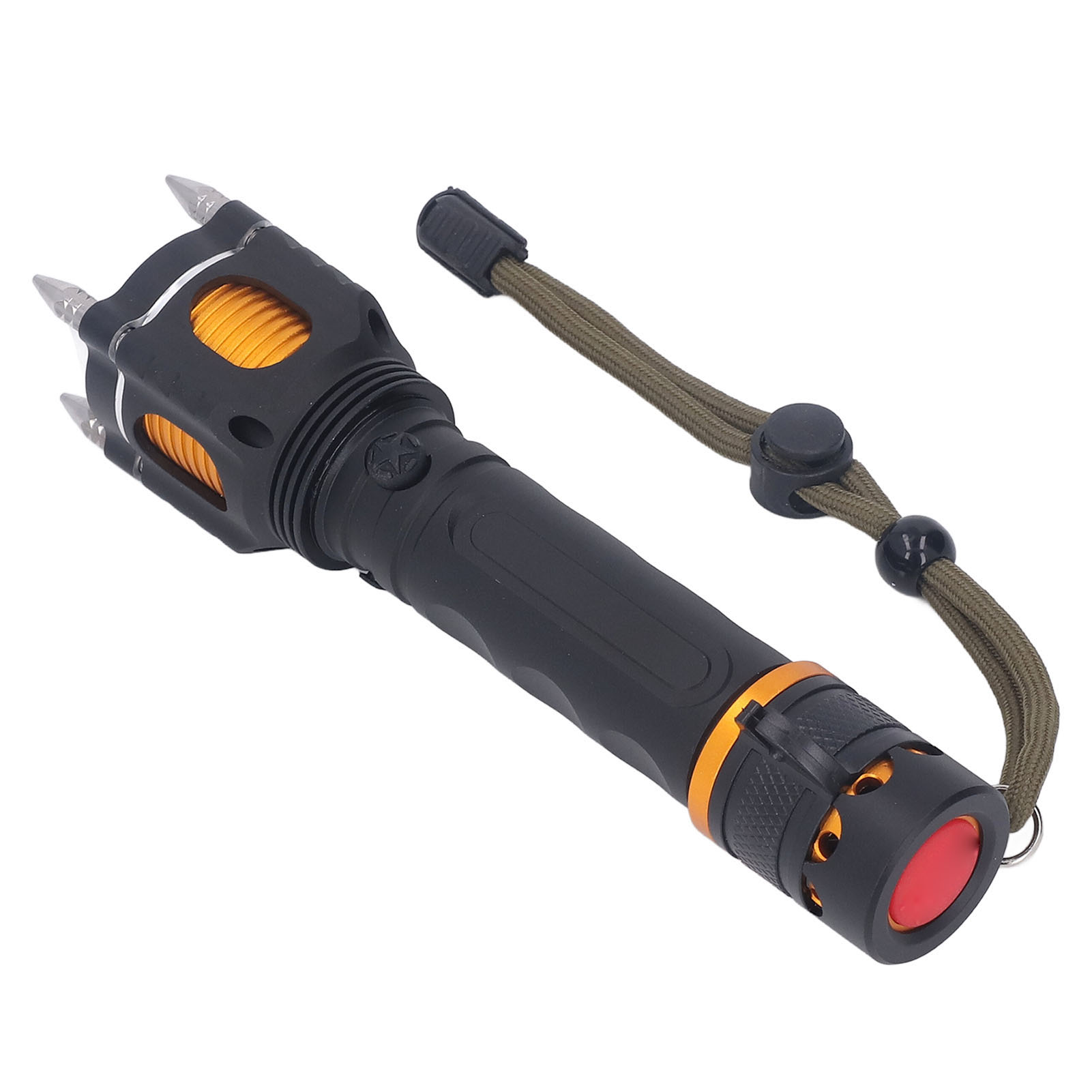 Wiederaufladbare Led-taschenlampe Zur Selbstverteidigung, Superhelle Notfalllampe Für Outdoor-campingabenteuer