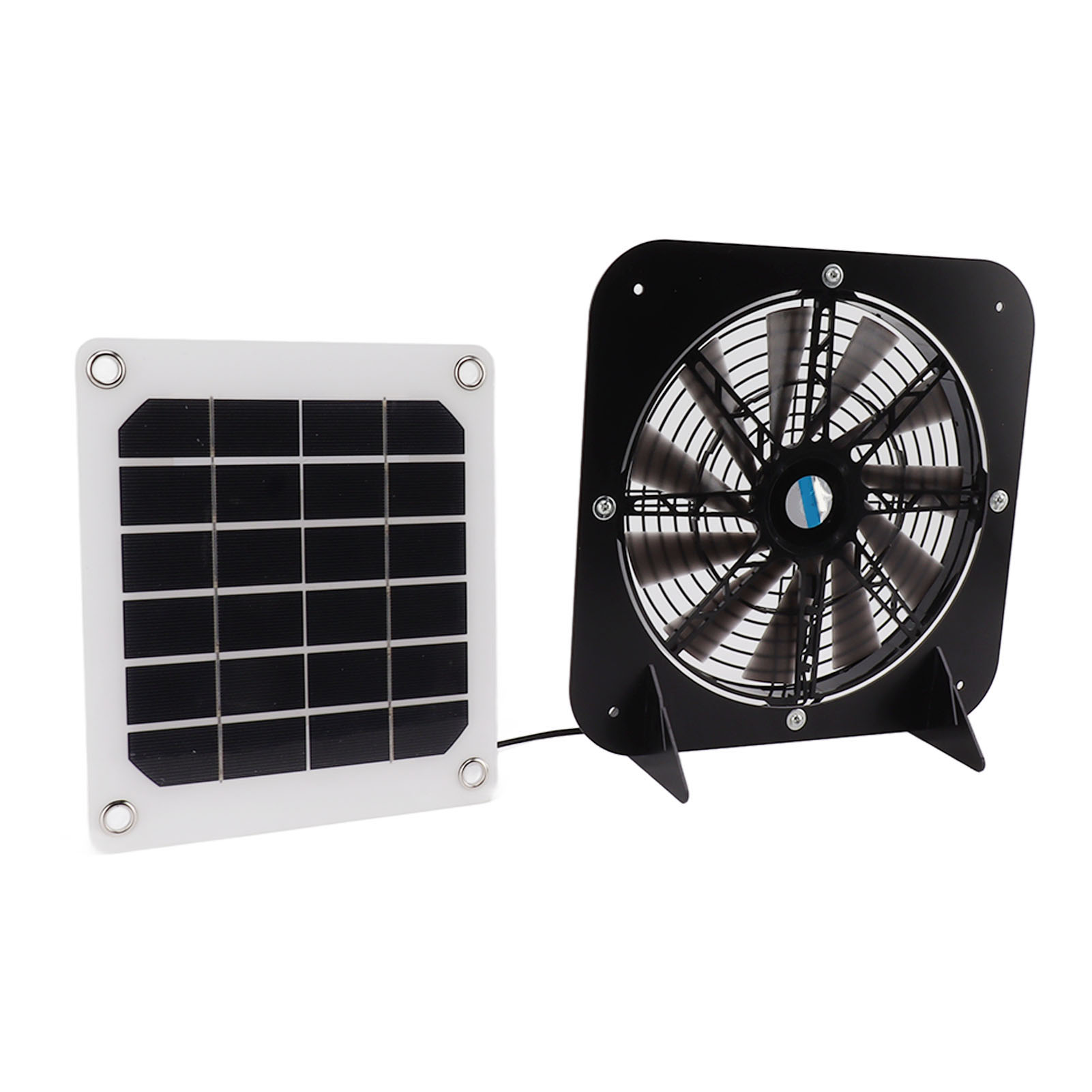 100-w-solar-abluftventilator, Solarpanel Mit 34,3 Cm (13,5 Zoll) Ventilator, Wasserdicht, Kühlventilator Mit Solarpanel, Belüftungsventilator Für Haustierhäuser