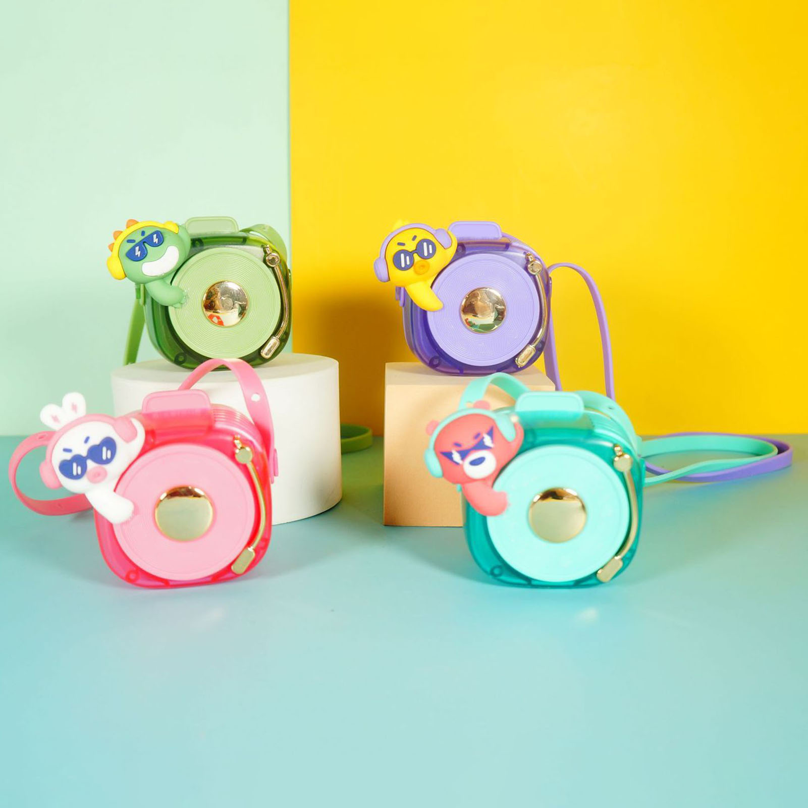 Klingenloser Nackenventilator, Usb-aufladbar, 3 Geschwindigkeitsstufen, Verstellbar, Tragbar, Zum Aufhängen Im Freien, Pink