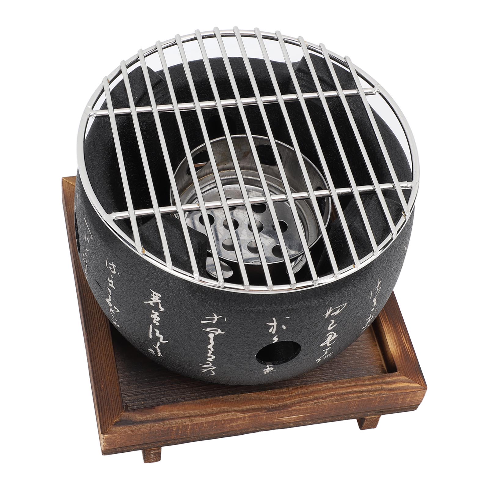 Mini-tragbarer Japanischer Bbq-grill, Runder Holzkohlegrill Für Den Heimgebrauch