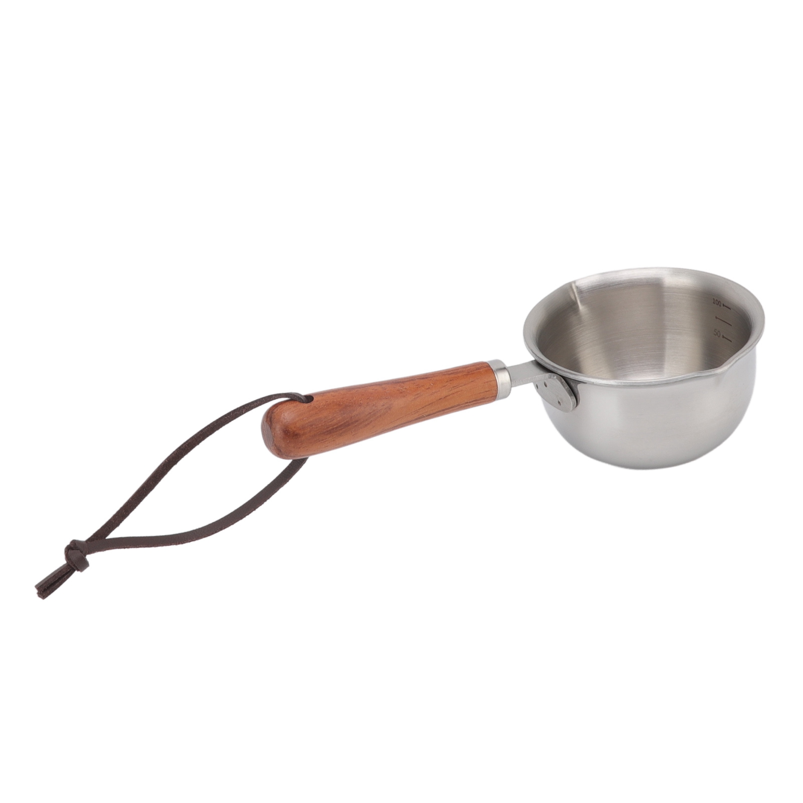 Mini-butterwärmer, Schnelles Erhitzen Von Öl, Edelstahltopf, Tiefer Boden, Kleiner Milchtopf, Größe S, 165 X 42 X 45 Mm