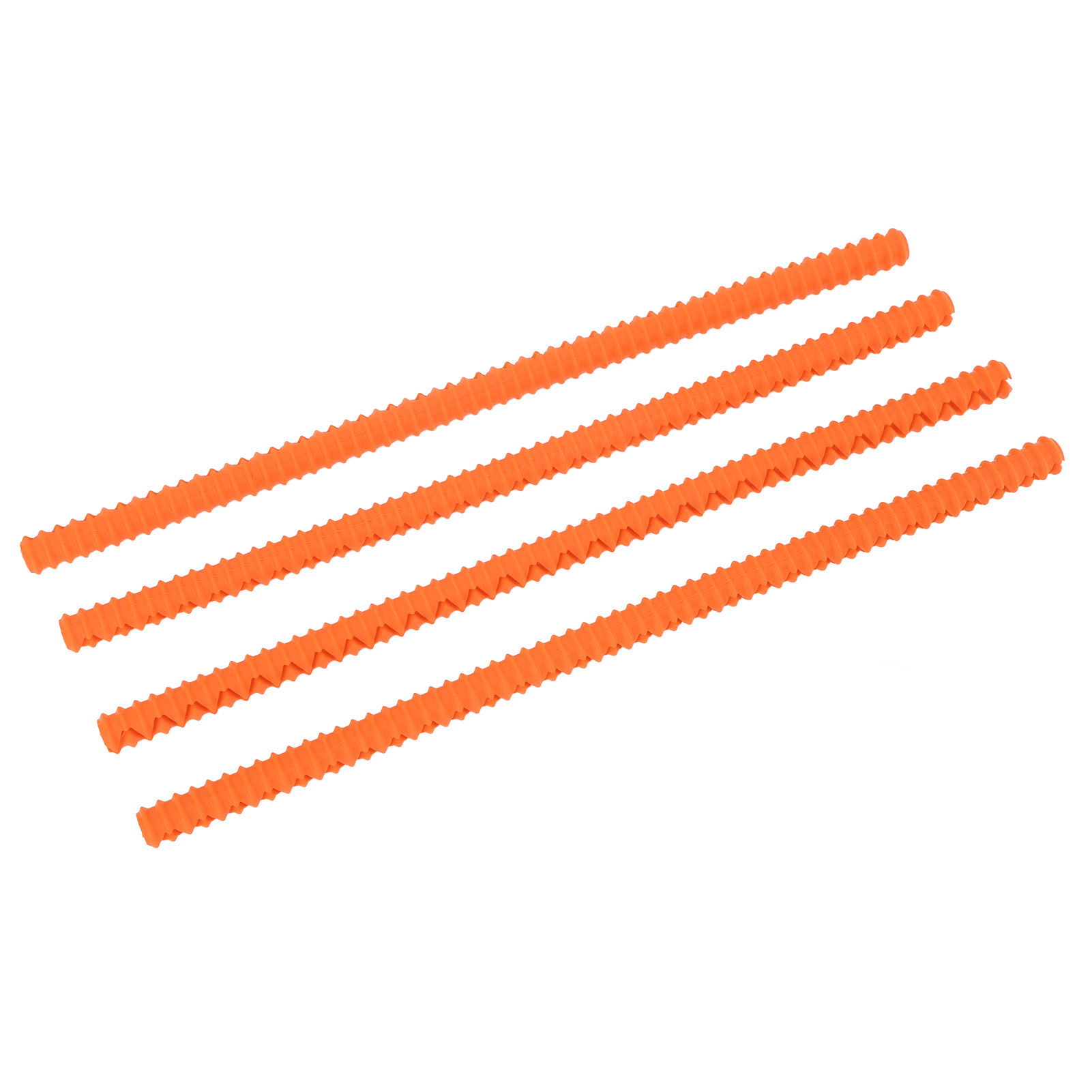 Stück. Hitzebeständiger Silikon-backofenkantenschutz, Backofenzubehör Für Küchen Und Restaurants, Orangefarben