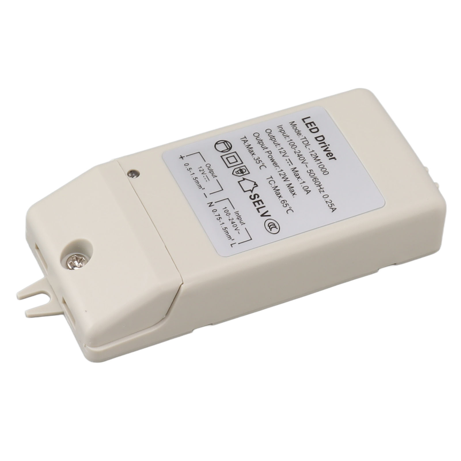 Led-treiber 12w Dc 12v 1a, Konstantstrom-led-netzteil Für Led-streifen Ac 100-240v Tdl 12m1000