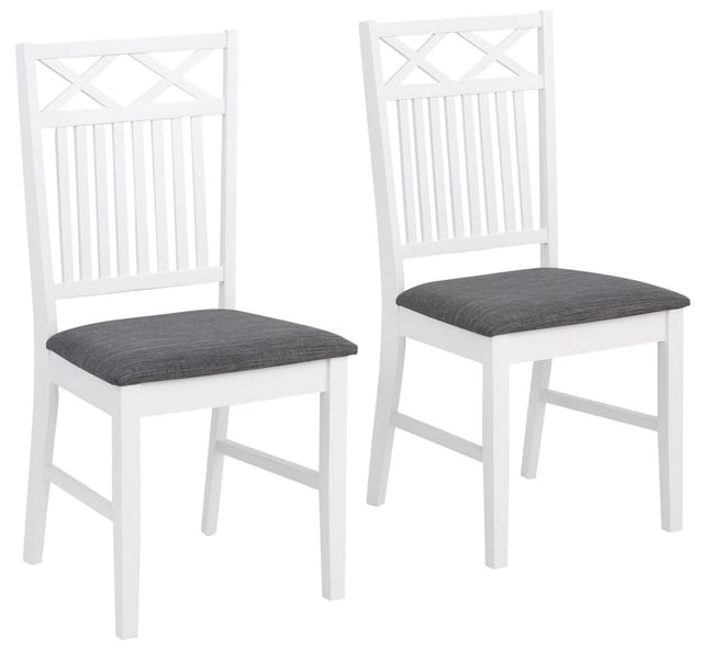 OTTO home Esszimmerstuhl Fullerton, Holzstuhl (Set, 2 St), mit attraktiven Fräsungen, Sitzhöhe 47 cm, Küchenstuhl