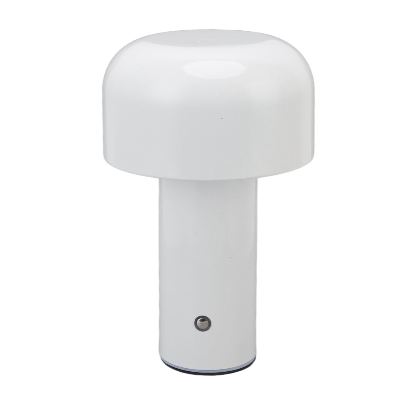Mini-usb-pilzlampe Mit Touch-bedienung, Helligkeitsregelung, 3 Farbtemperaturen, Dimmbar, Weiß