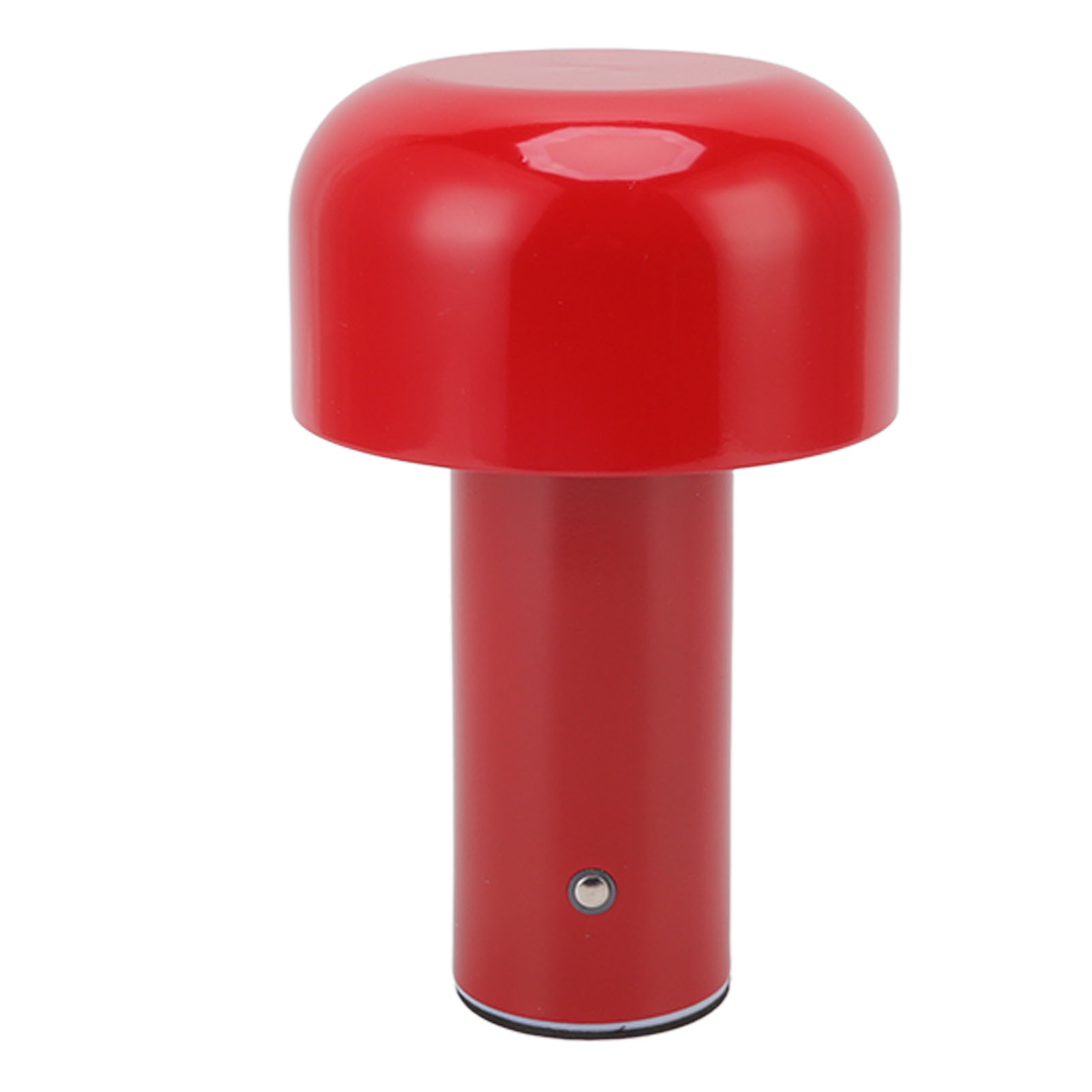 Pilzförmige Led-schreibtischlampe, Usb-ladefunktion, 3 Farben, Touch-bedienung, Für Restaurant Und Büro, Rot