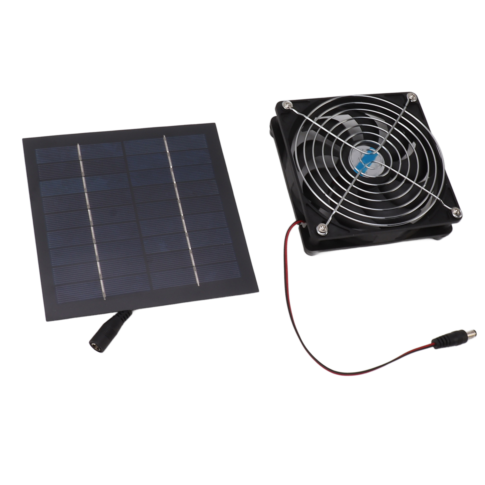 20-w-solar-abluftventilator, Effizienter Ventilator Mit 12 Cm Durchmesser, Tragbares Solarpanel-ventilator-set Für Gewächshäuser Und Wohnmobil-tierhäuser