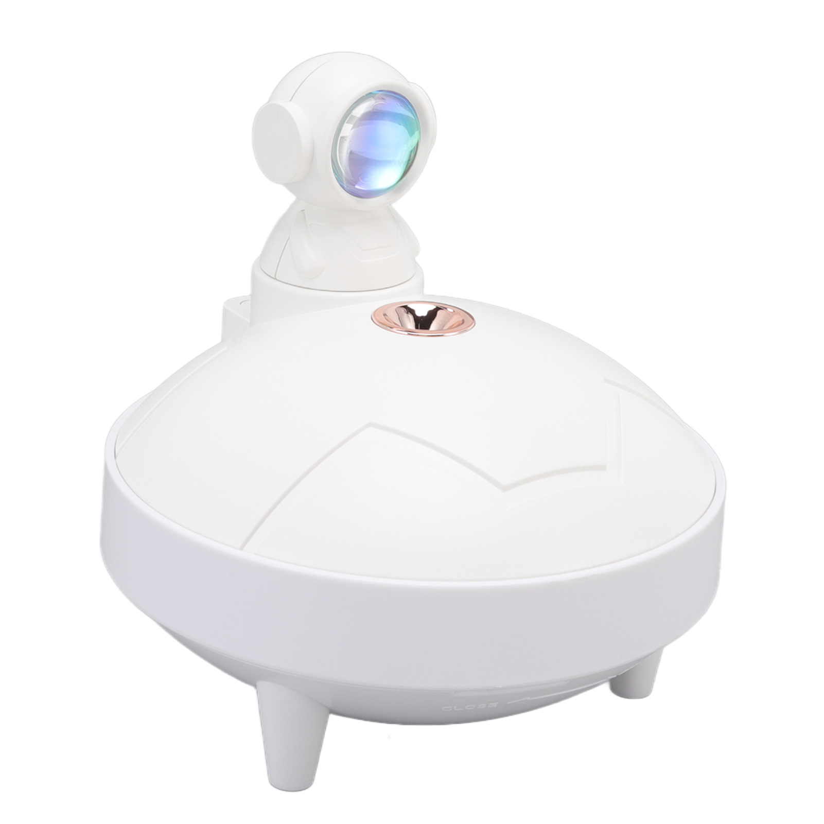 Sunset Light Luftbefeuchter, 290 Ml, 4 Stunden Laufzeit, Verstellbarer Winkel, Usb-ladefunktion, Tischluftbefeuchter Im Astronauten-design, Für Zuhause Und Büro