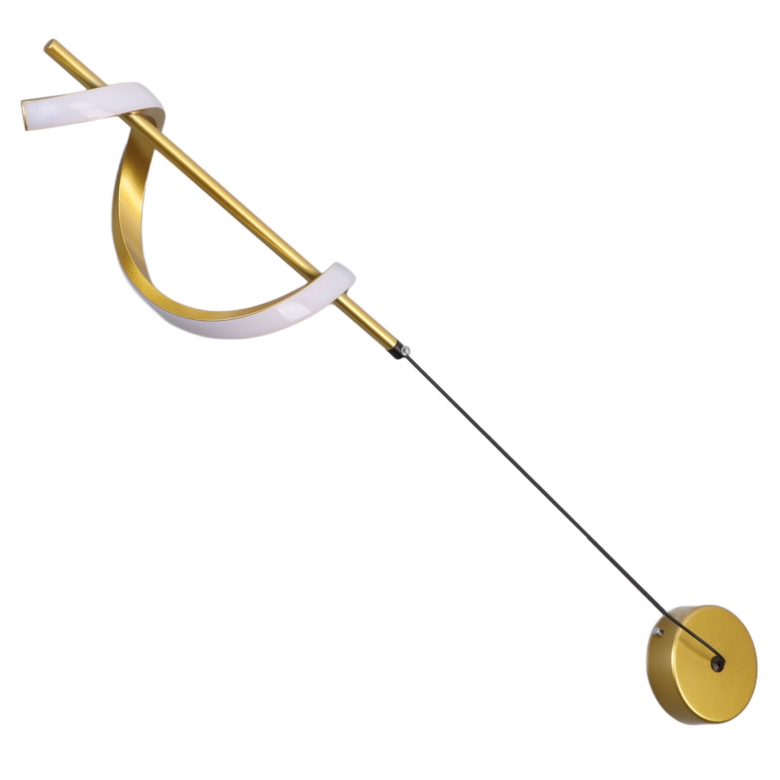 Goldfarbene Led-spiral-pendelleuchte, Hohe Helligkeit, Augenschonend, Geeignet Für Wohnzimmer, Café Und Familie, 85–265 V, Warmes Licht