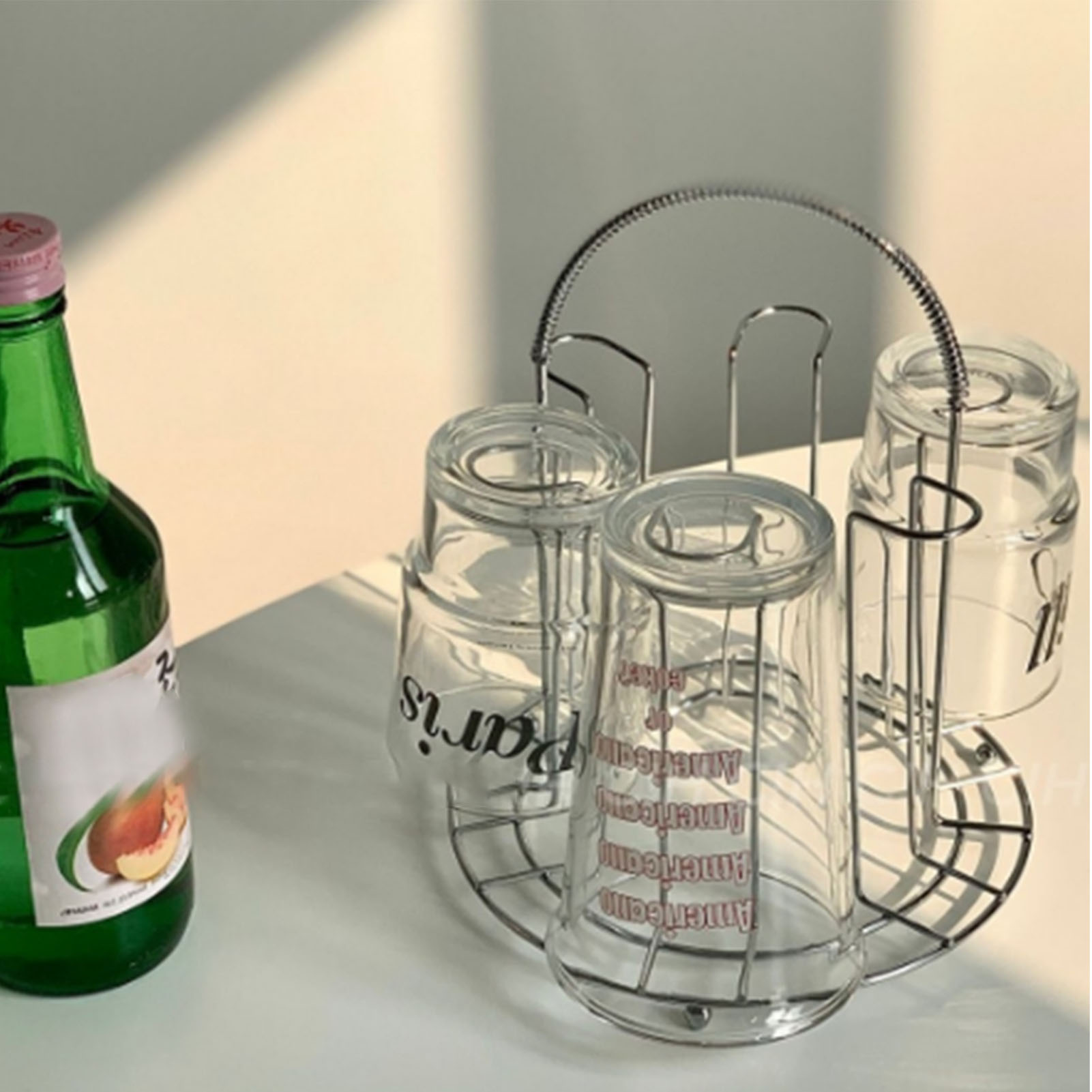 Edelstahl-glashalter Zur Aufbewahrung Von Wasserbechern Für Partys