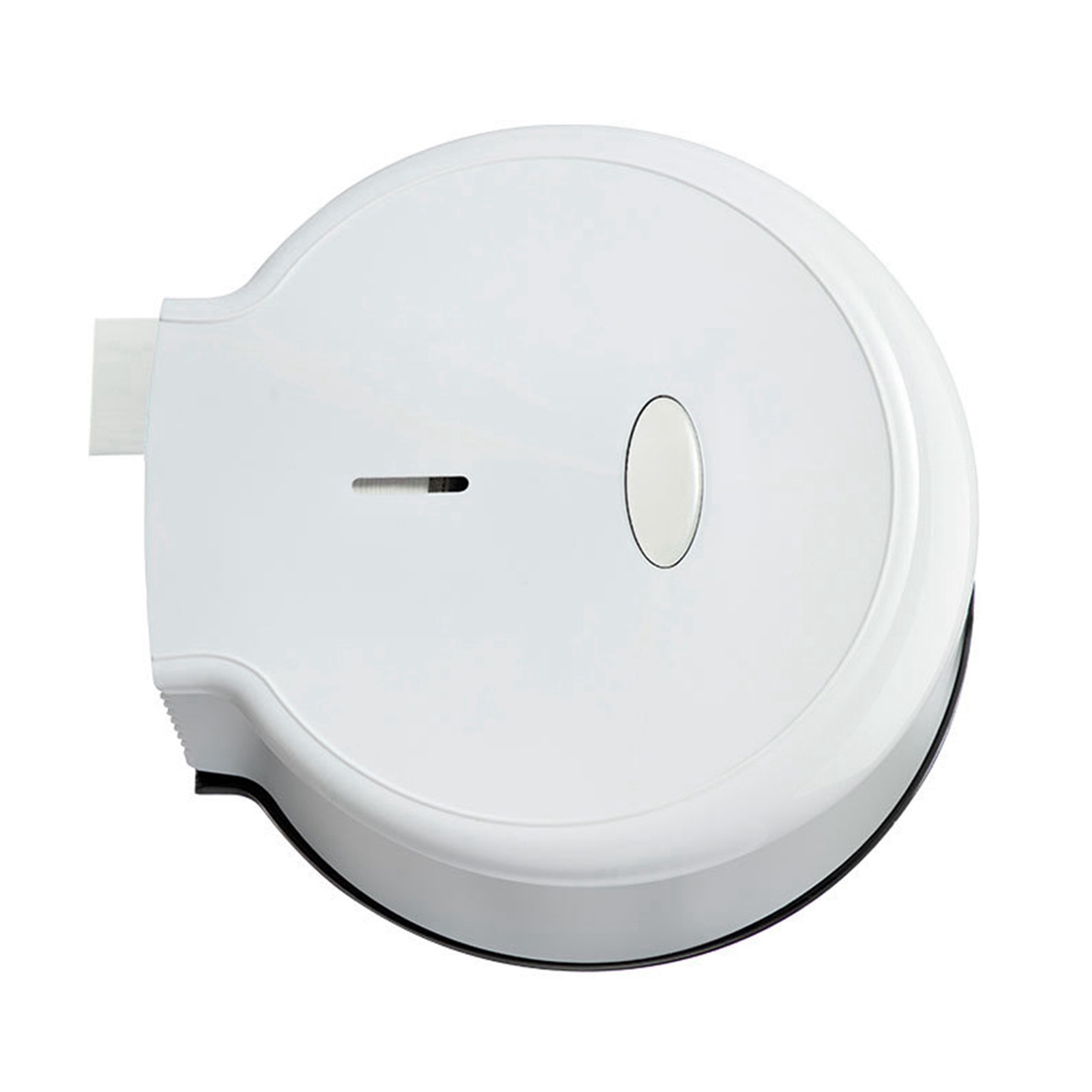 Jumbo-toilettenpapierrollenspender, Wasserdicht, Ohne Bohrlöcher, Wandmontage, Einzelrollenspender, Weiß