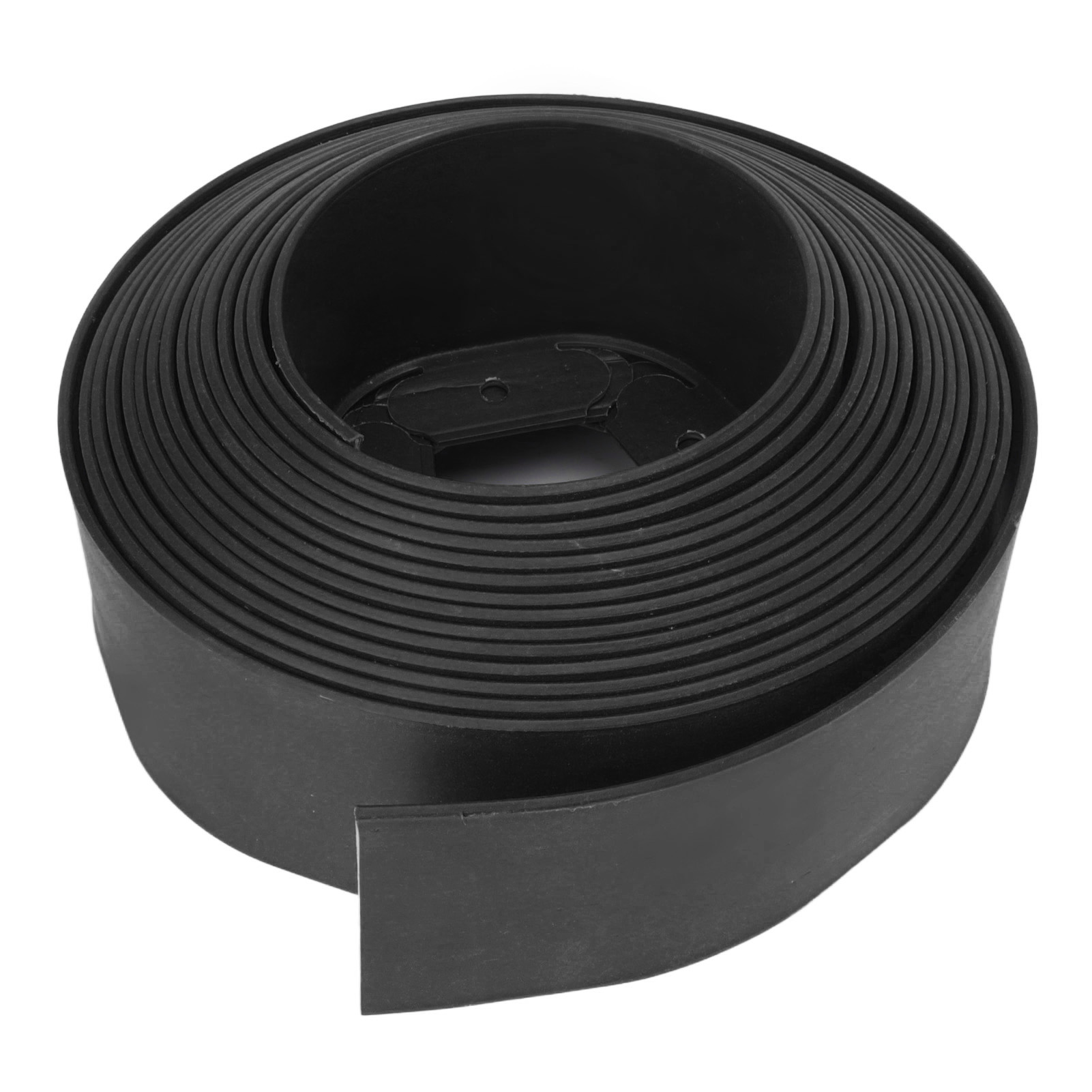 Pe-gartenrand-set, Ohne Graben, Hohe Mauer, Mit Pfählen, Für Rasen, Blumenbeet, Garten, Schwarz, 10 X 5 X 1000 Cm / 3,9 X 2,0 X 393,7 Zoll