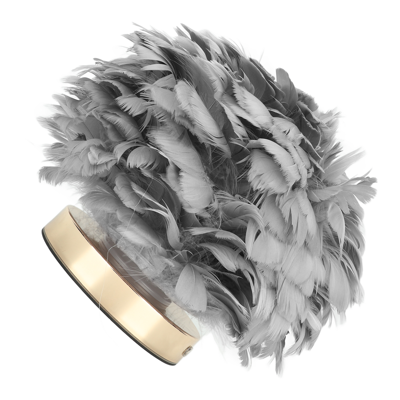 Feather Tischleuchte Mit Stufenloser Dimmfunktion, Usb-ladefunktion, Touch-bedienung, Led-tischleuchte Für Schlafzimmer, Café, Grau