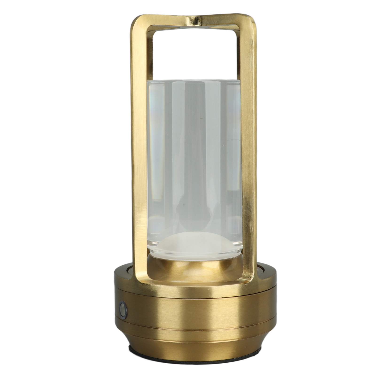 Kabellose Led-tischleuchte Mit 3 Farben, Stufenloser Dimmfunktion, Wiederaufladbar, Touch-bedienung, Nachttischlampe, Gold