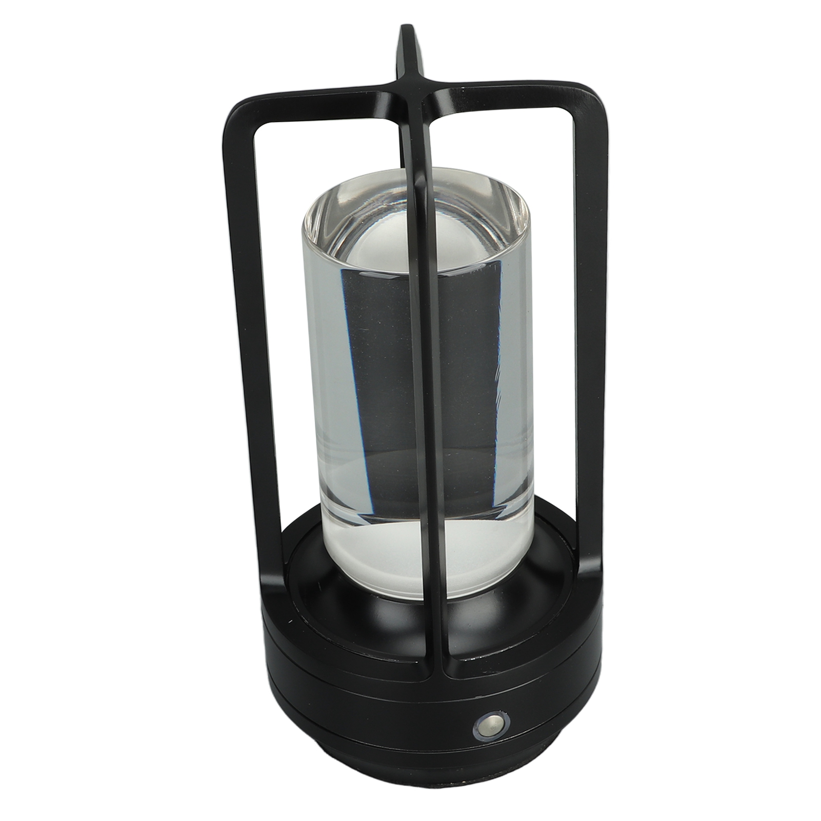 Kabellose Led-tischleuchte, 3 Farben, Stufenlos Dimmbar, Wiederaufladbar, Touch-funktion, Nachttischlampe, Schwarz