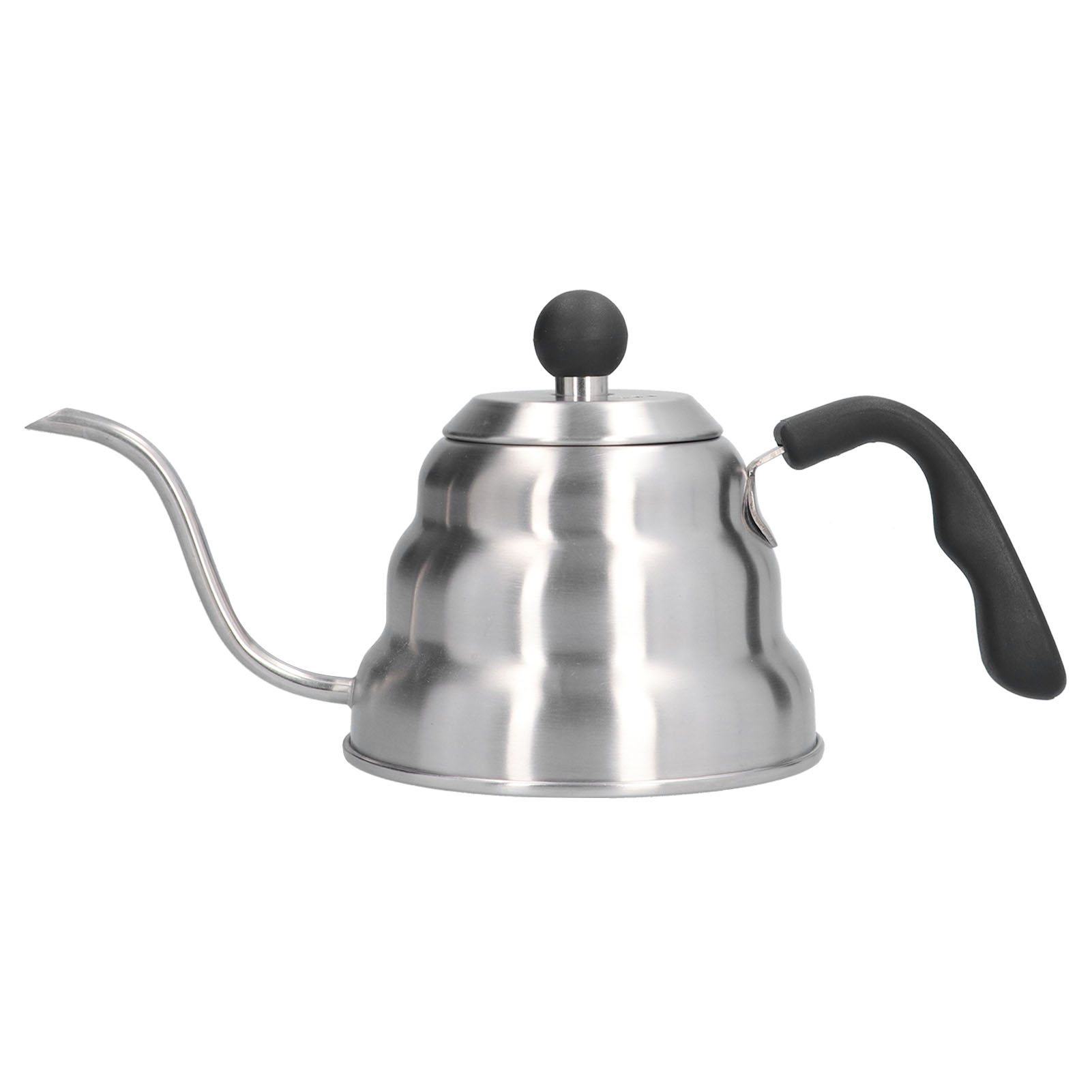Vintage-kaffeekessel Aus Edelstahl Mit Schwanenhalsausguss, Kaffeezubehör, Für Die Heimische Küche, 1 L