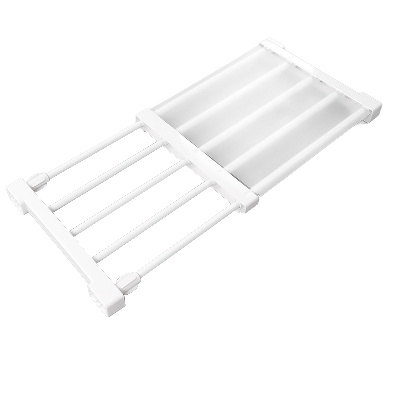 Spannregal Für Kleiderschränke, Ausziehbar, Gewindelos, Länge 38-55 Cm / 15-21,7 Zoll