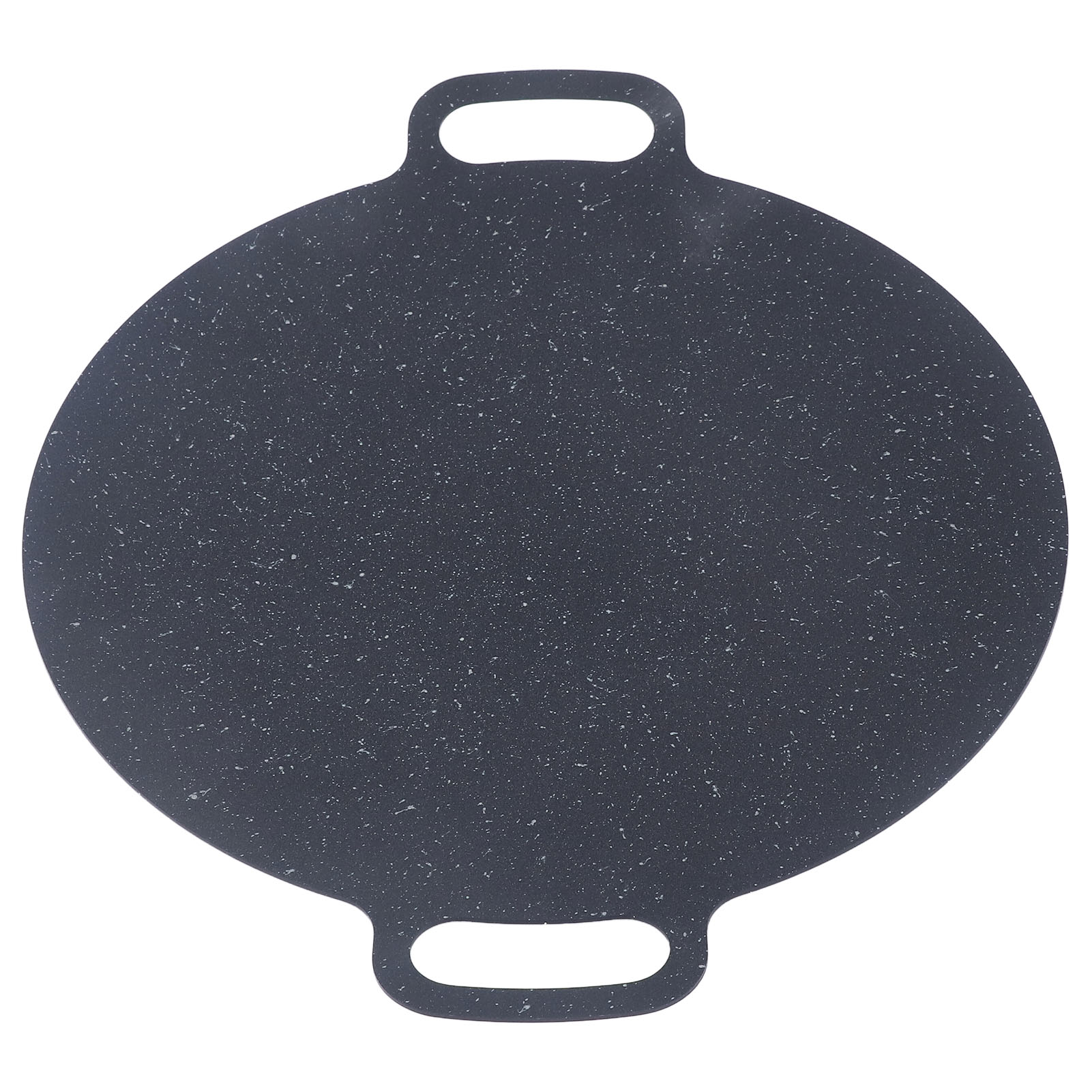 Runde Grillplatte, Antihaftbeschichtete Grillpfanne Mit Grillzange Und Schutzhandschuhen, 41 Cm / 16,1 Zoll