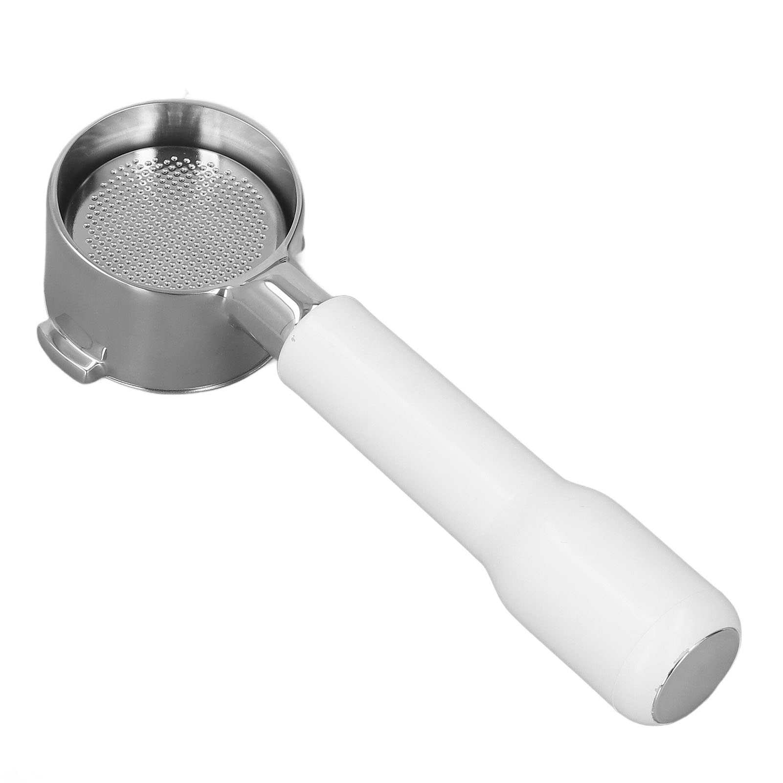Bodenloser Kaffeefilterhalter, 51 Mm, 2-ohrig, Ersatz Für Kaffeemaschine Eco310, Modell C2, Kunststoff, Weiß