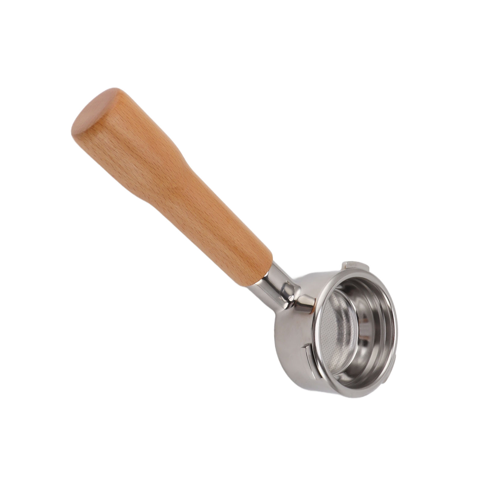 58-mm-kaffeefilterhalter Aus Edelstahl Mit 3 Ohren, Bodenloser Filterhalter Für Die Barsetto C1 Beech Kaffeemaschine