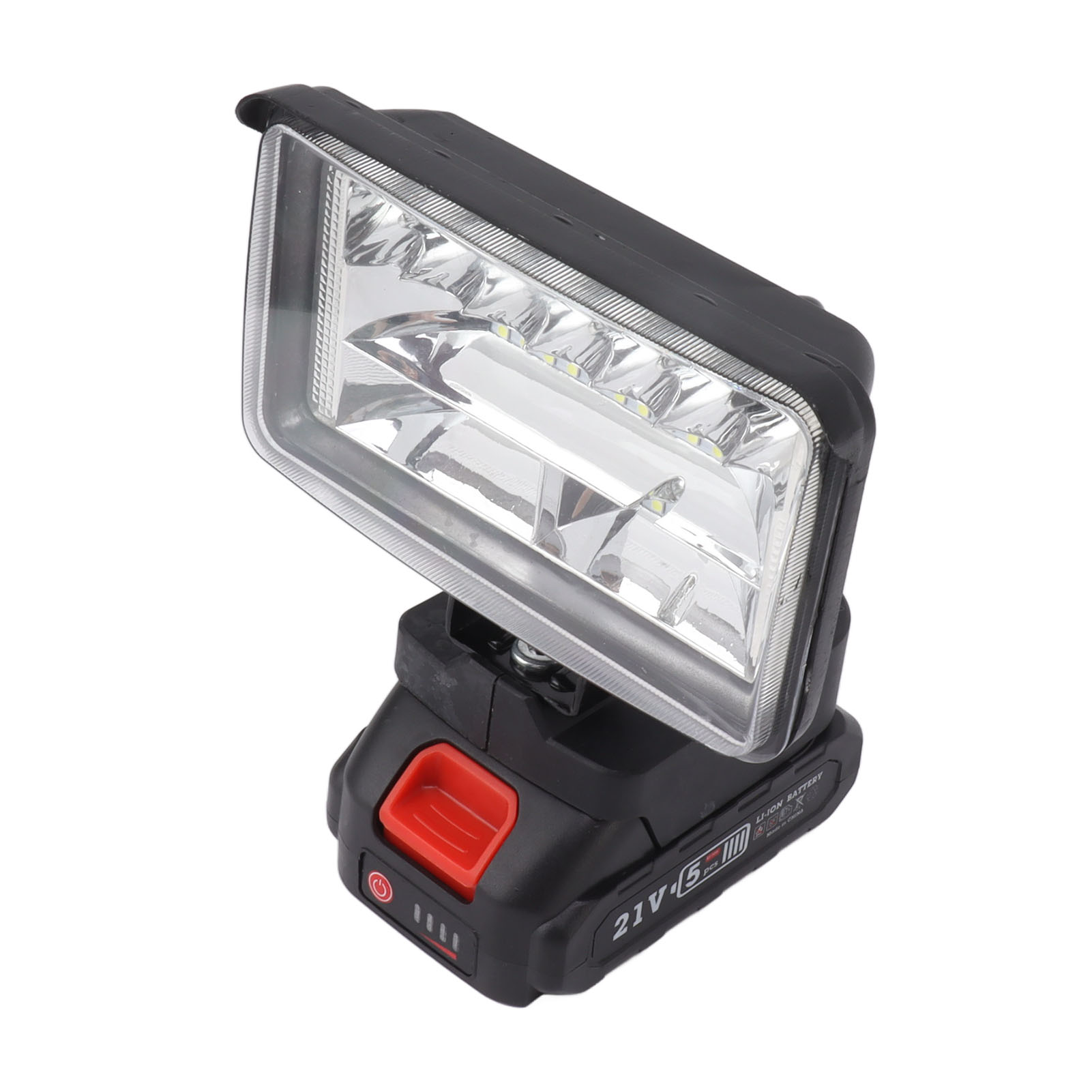 Superhelle Led-arbeitsleuchte Mit Großem Leuchtradius, Drehbarem Fuß, Mt-anschluss, 1500 Mah, Led-außenleuchte, Eu-stecker, 100–240 V, 10 Cm (4 Zoll)