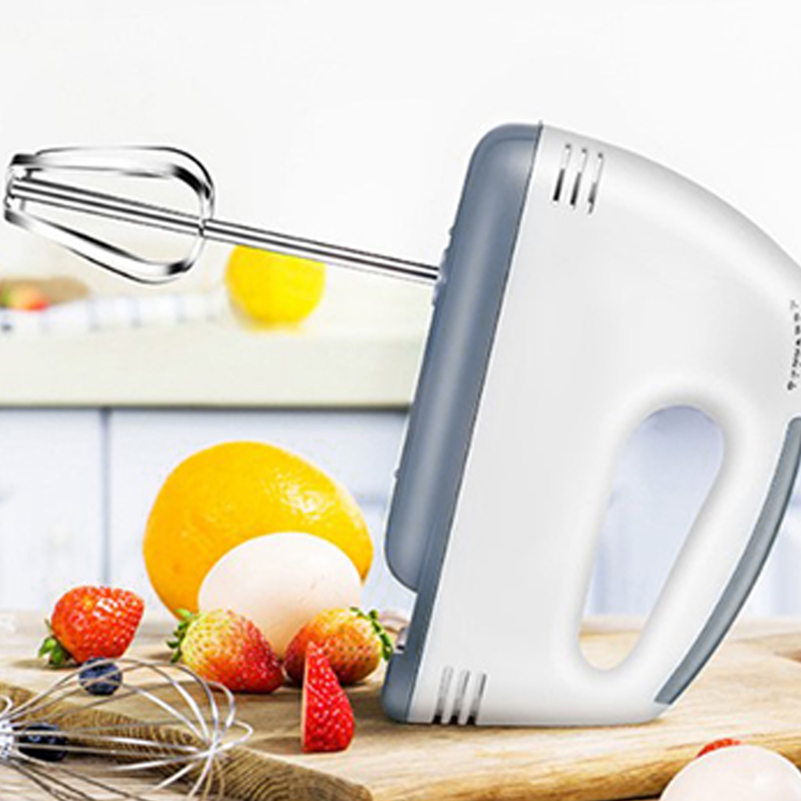 Elektrischer Handmixer Mit 7 Geschwindigkeitsstufen, Tragbar, Elektrisch, Schneebesen, Ideal Zum Backen, Klein, 220 V (eu)