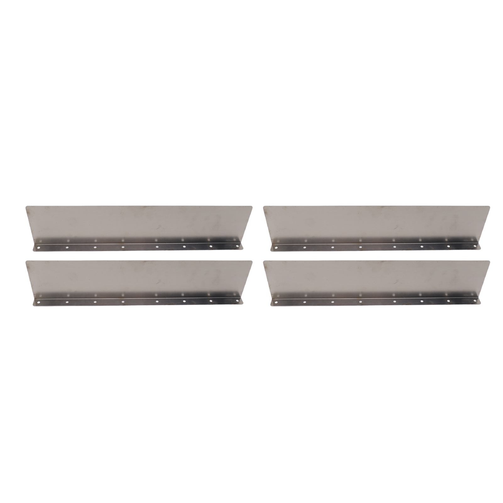4 Aluminium-drainagerinnen Für Regenwassertal Mit 32 Dachschrauben