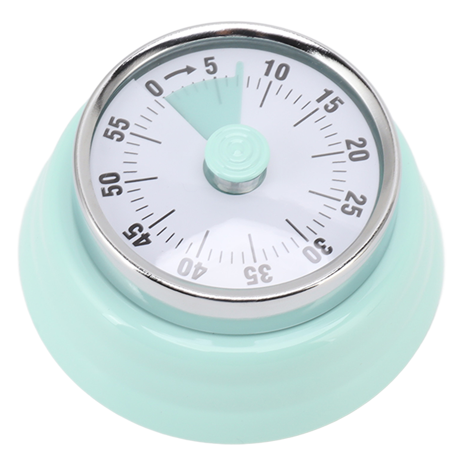 Mechanischer Countdown-timer Mit Visueller Anzeige, Edelstahl, Für Büro Und Arbeitszimmer, Hellgrün