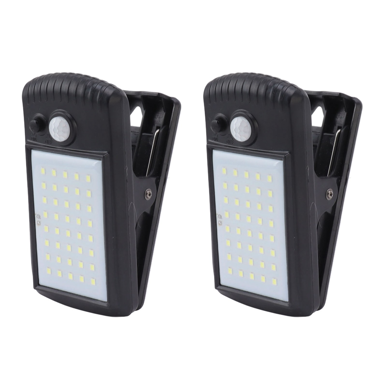 Solar-klemmleuchten Ip65, Wasserdicht, 2 Modi, Infrarotsensor, Außen-klemmleuchten Mit Bewegungsmelder Für Zaun, Terrasse Und Patio