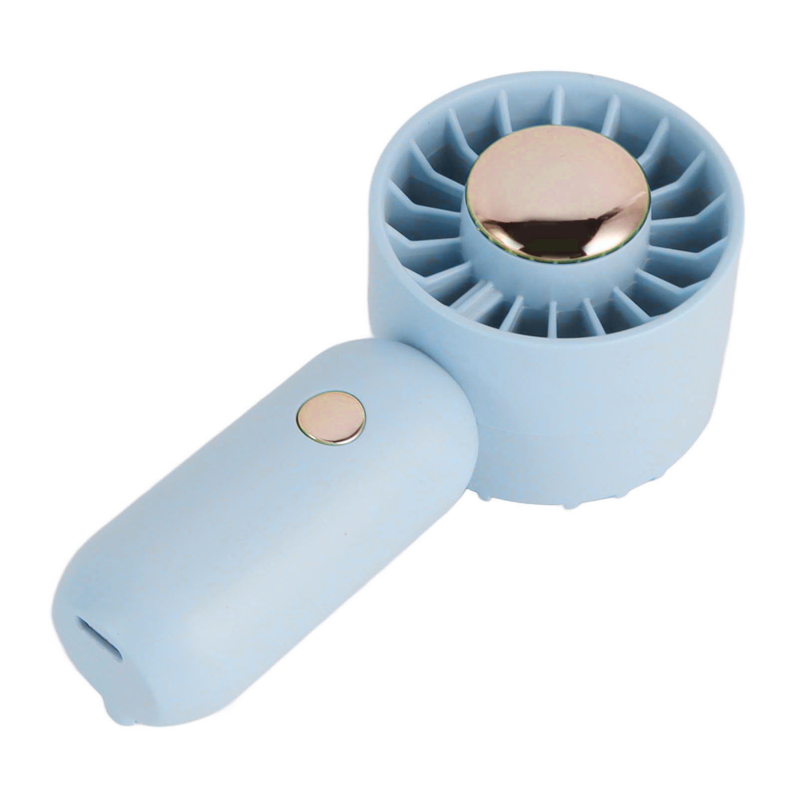 Tragbarer Outdoor-ventilator, Tragbarer, Usb-aufladbarer Kleiner Tischventilator Für Studenten, Blau