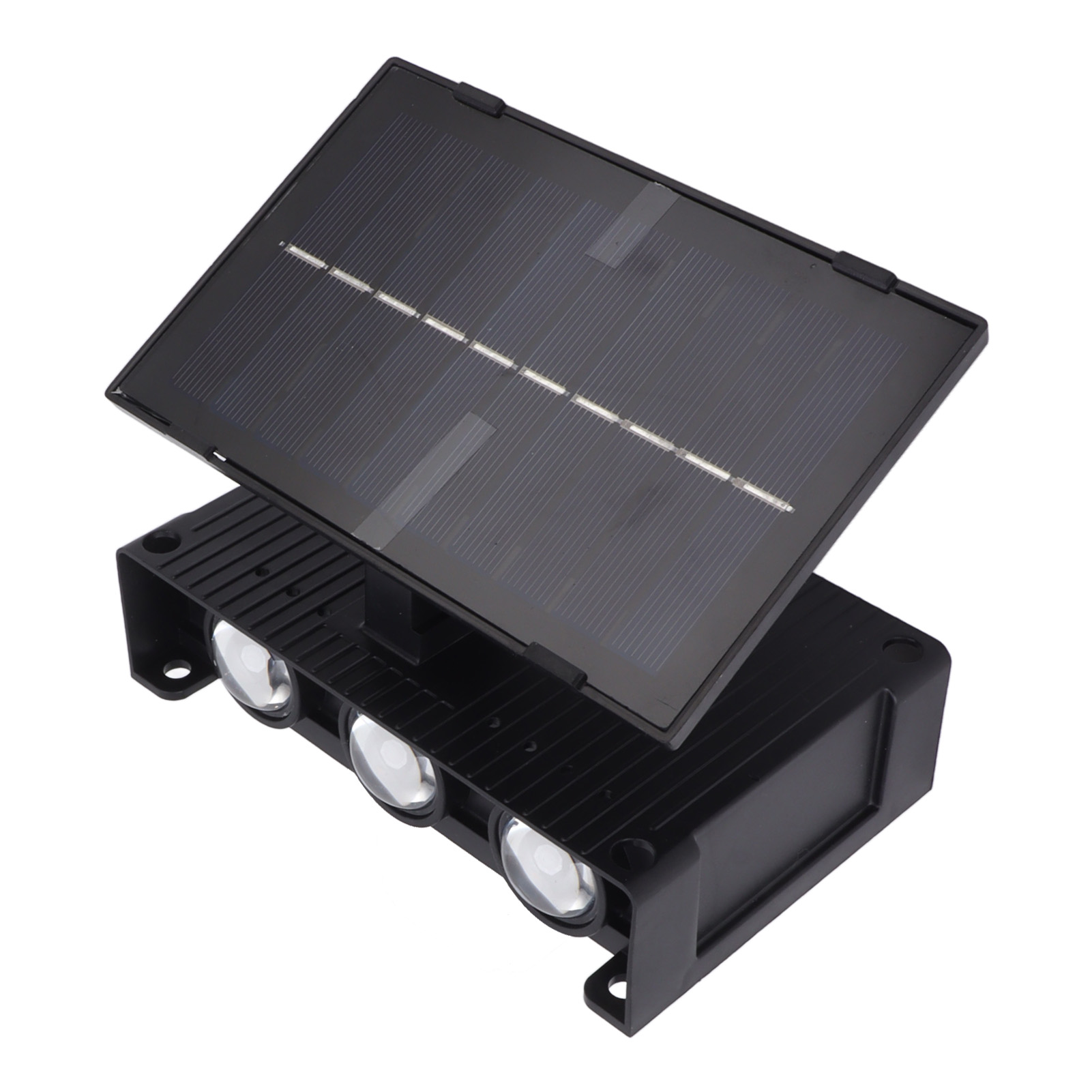 Wasserdichte Solar-außenleuchte Mit 6 Led-leuchtmitteln, Wandleuchte Für Garten, Terrasse, Hof, Balkon, Rgb-beleuchtung Für Den Innenbereich